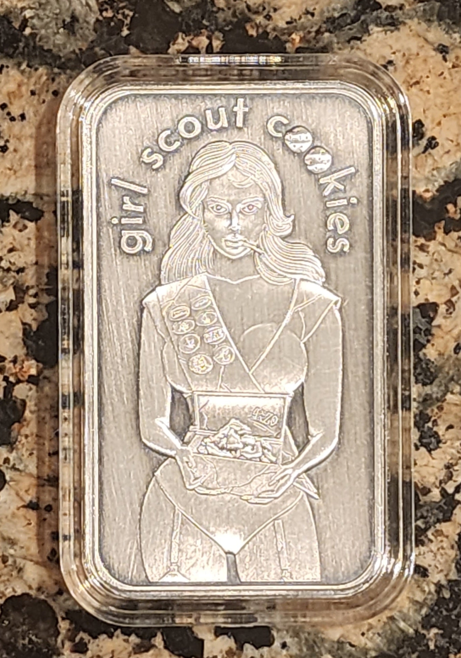 Girl Scout Cookies Bud Buddies #3 Proof 1oz .999 Sexy Silver Art Bar 1 –  Silver Slams