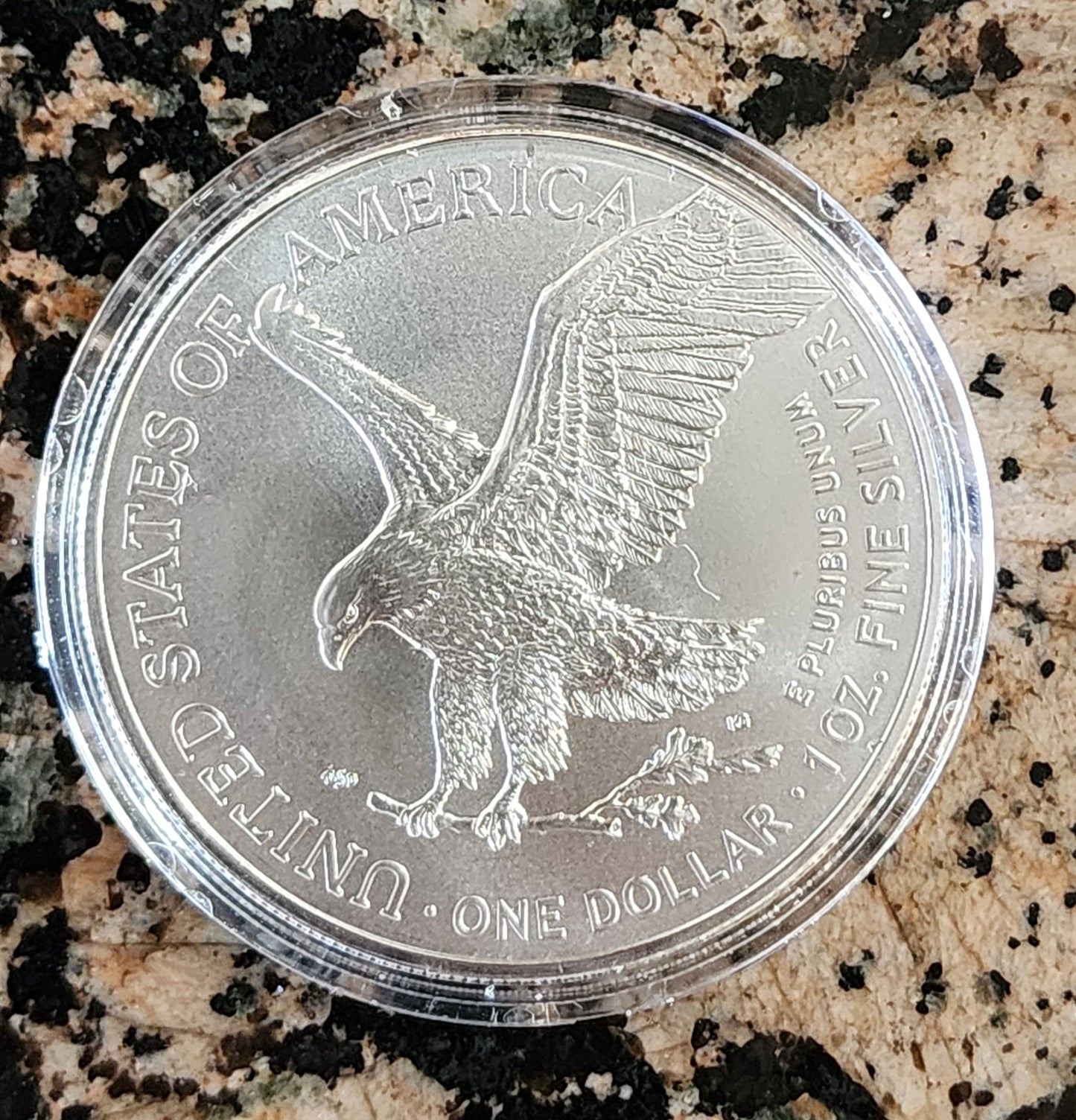 2022 Silver American Eagle BU With Protective Capsule