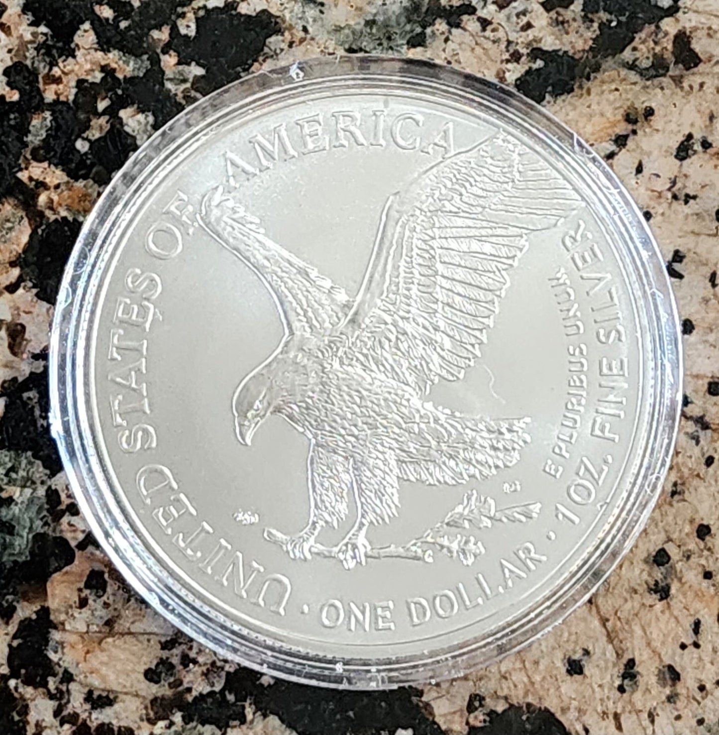 2022 Silver American Eagle BU With Protective Capsule