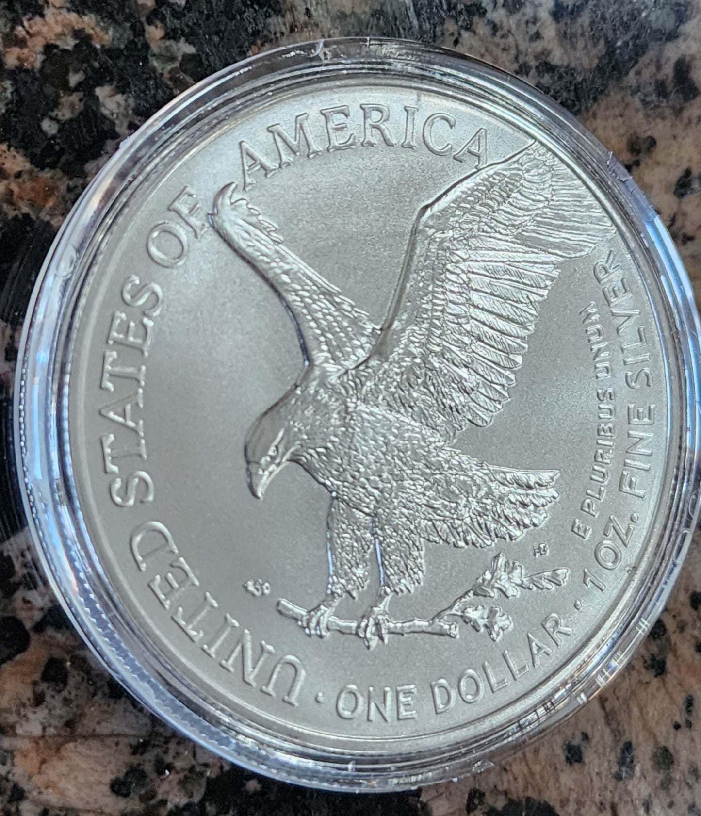 2022 Silver American Eagle BU With Protective Capsule