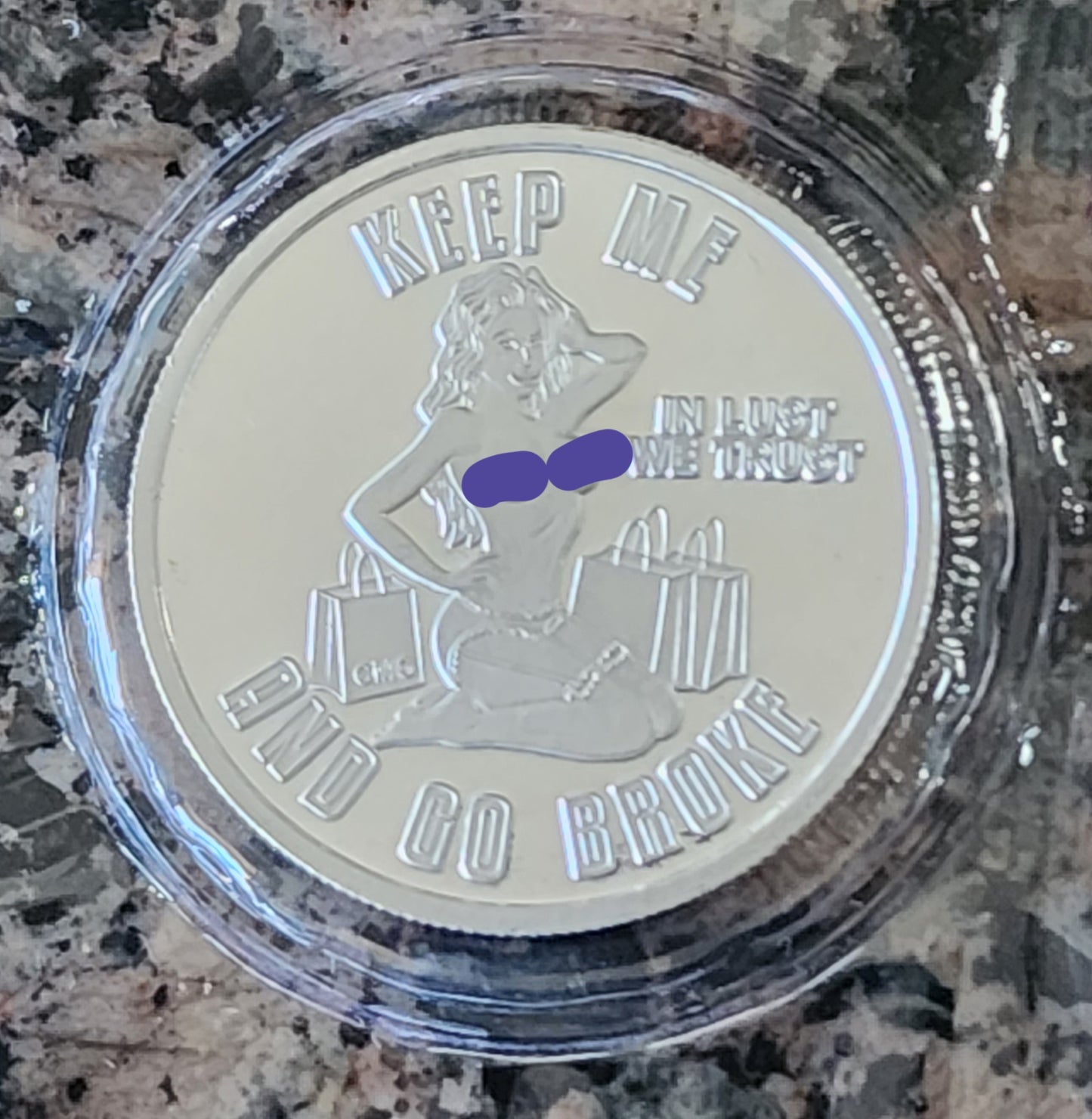 2023 Keep Me Go Broke .999 1oz Round Limited Mintage with COA