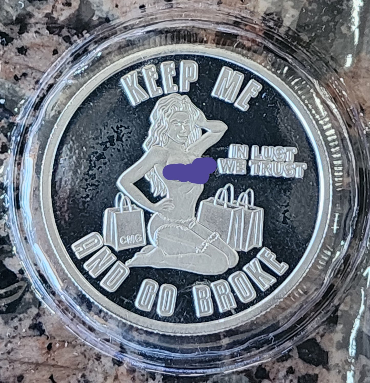 2023 Keep Me Go Broke .999 1oz Round Limited Mintage with COA