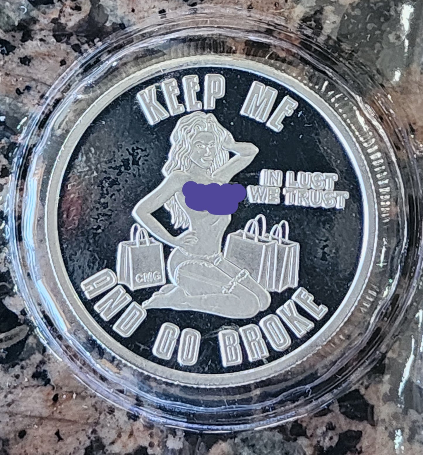 2023 Keep Me Go Broke .999 1oz Round Limited Mintage with COA