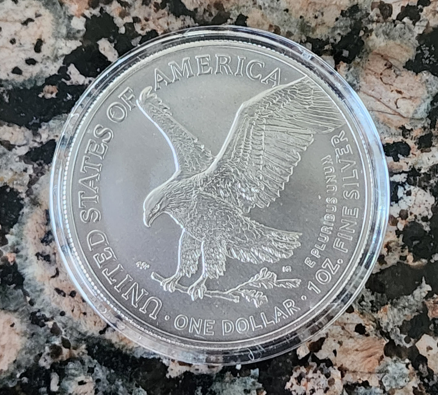 2022 Silver American Eagle BU With Protective Capsule