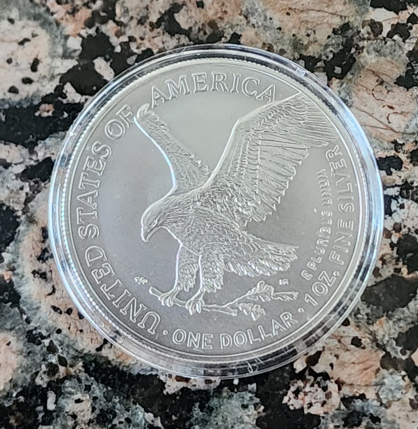 2022 Silver American Eagle BU With Protective Capsule