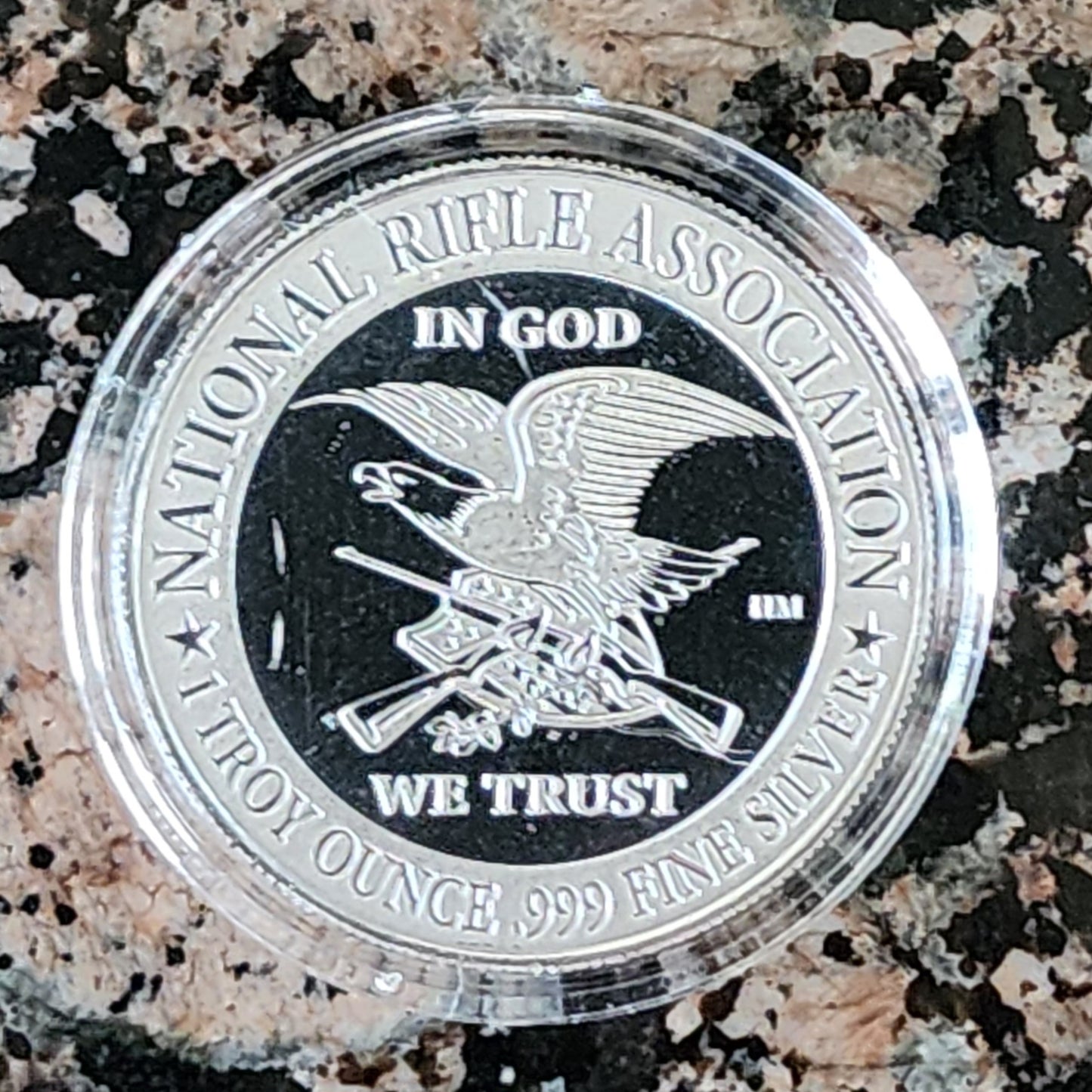 2023 NRA To Keep and Bear Arms - RARE - 1 oz Silver .999 Fine BU with Protective Cap