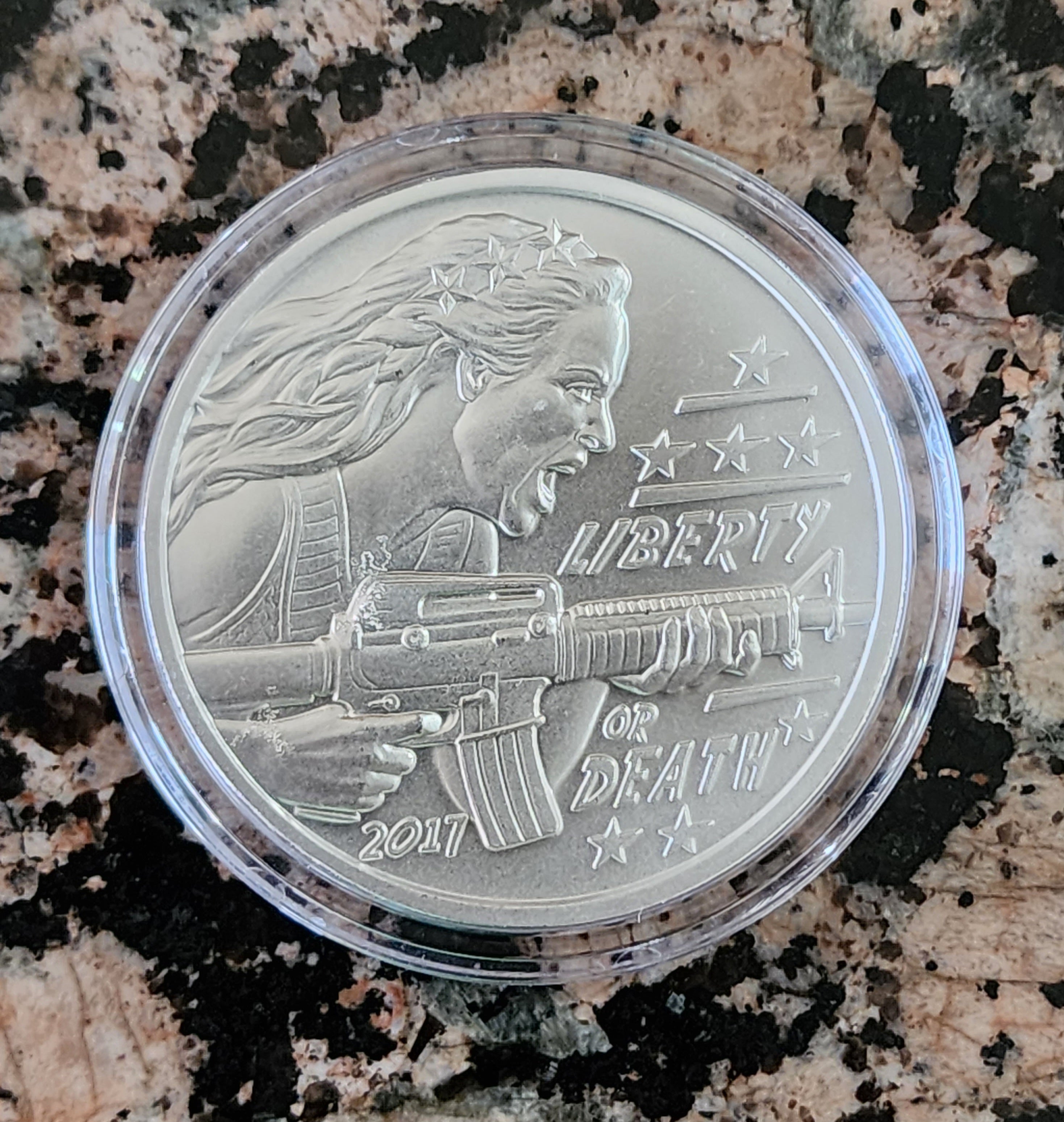 2017 Gary Marks Liberty 1oz Silver Round (2023 strike) .999 Silver 