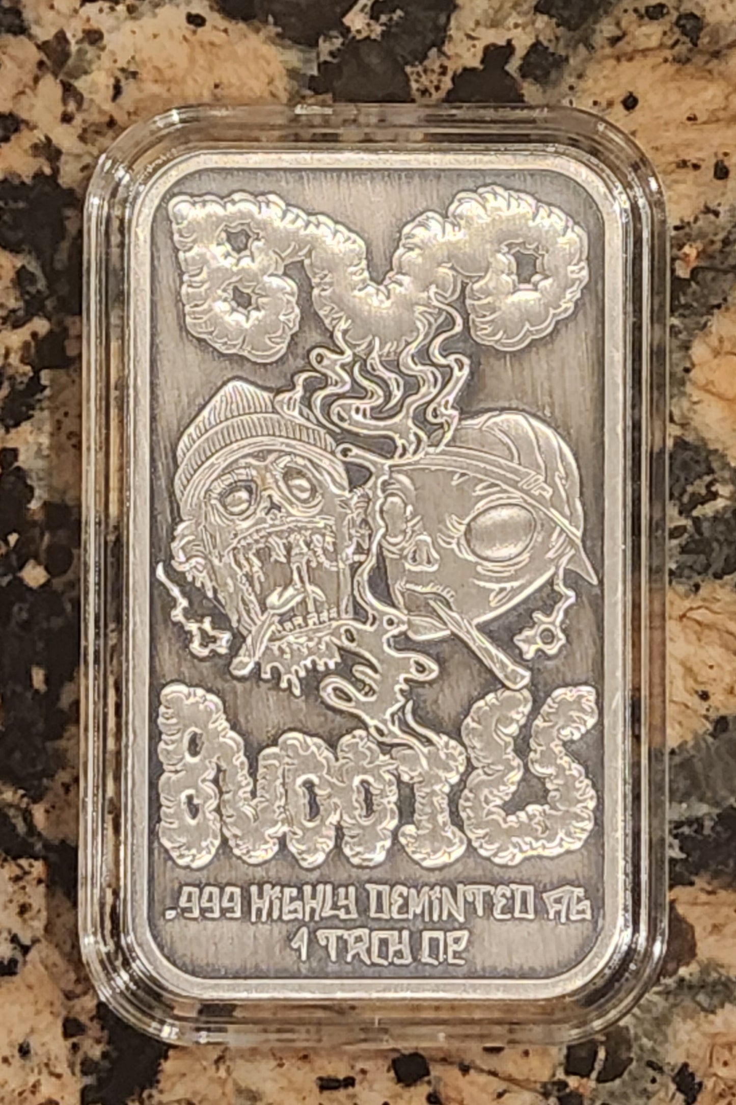 Girl Scout Cookies Bud Buddies #3 Proof 1oz .999 Sexy Silver Art Bar 100 Minted w/COA