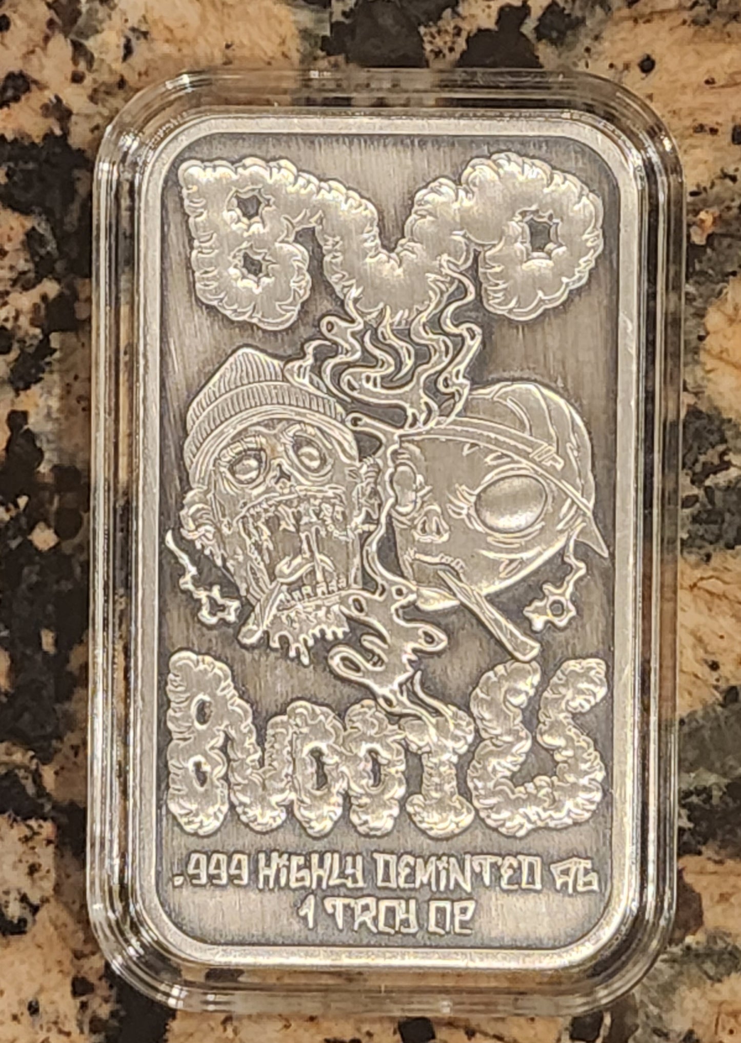 Girl Scout Cookies Bud Buddies #3 Proof 1oz .999 Sexy Silver Art Bar 100 Minted w/COA