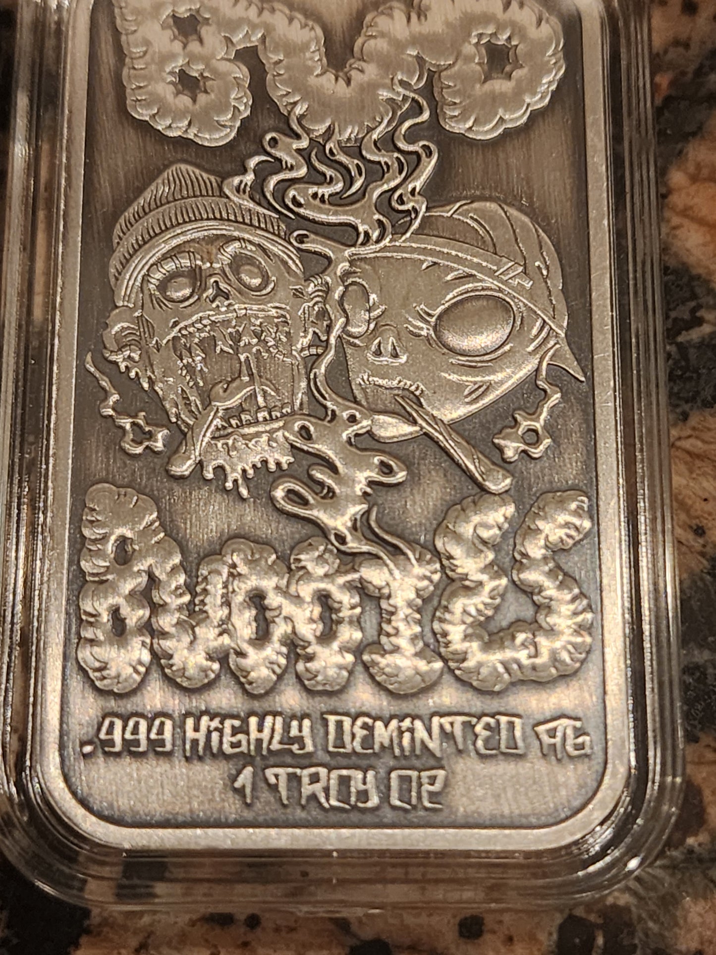 Girl Scout Cookies Bud Buddies #3 Proof 1oz .999 Sexy Silver Art Bar 100 Minted w/COA