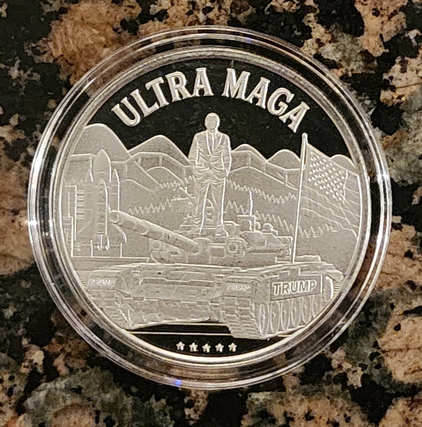 2023 Trump Ultra MAGA Limited Edition 1 Troy Oz Silver Round .999 Fine