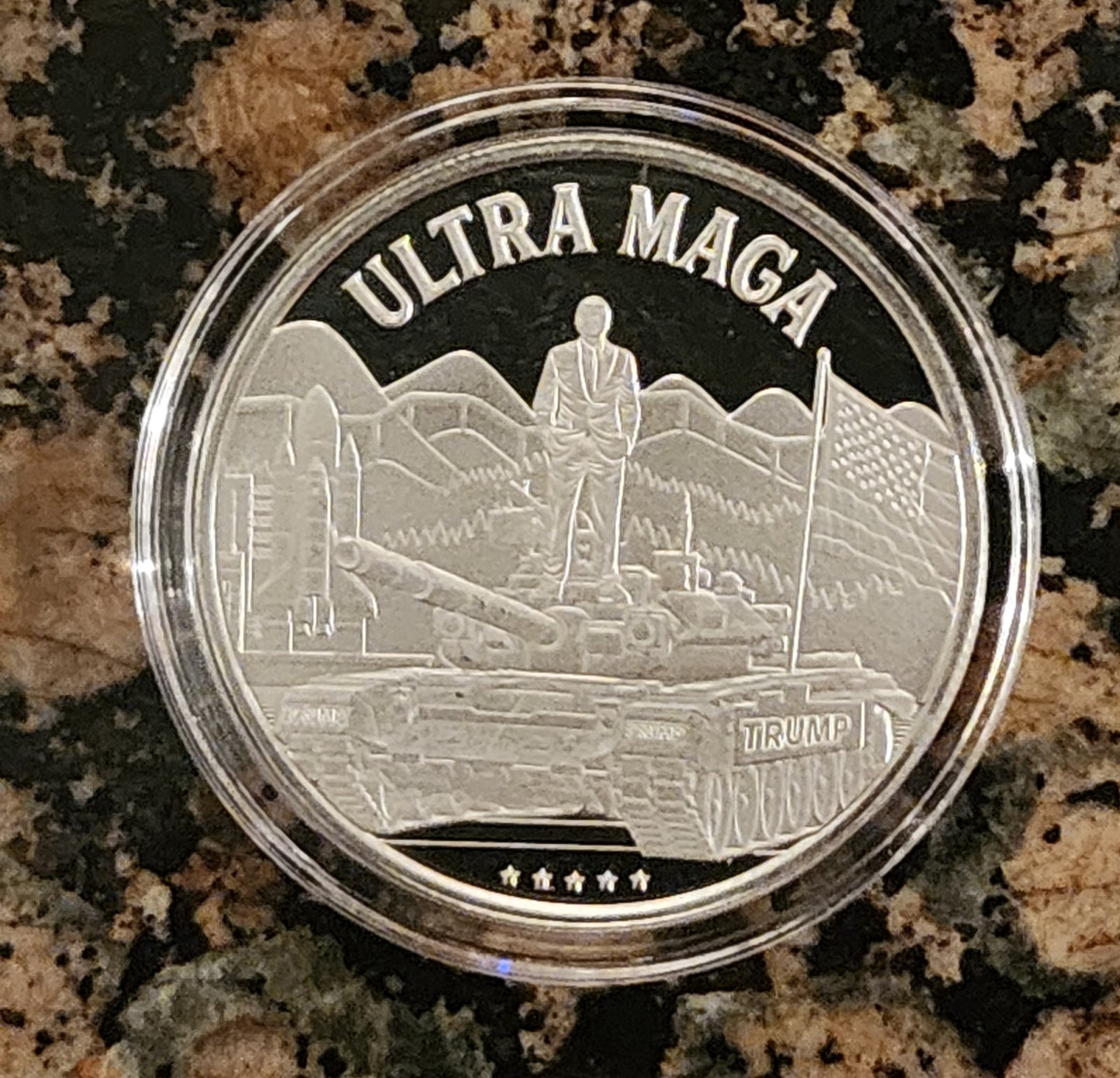 2023 Trump Ultra MAGA Limited Edition 1 Troy Oz Silver Round .999 Fine