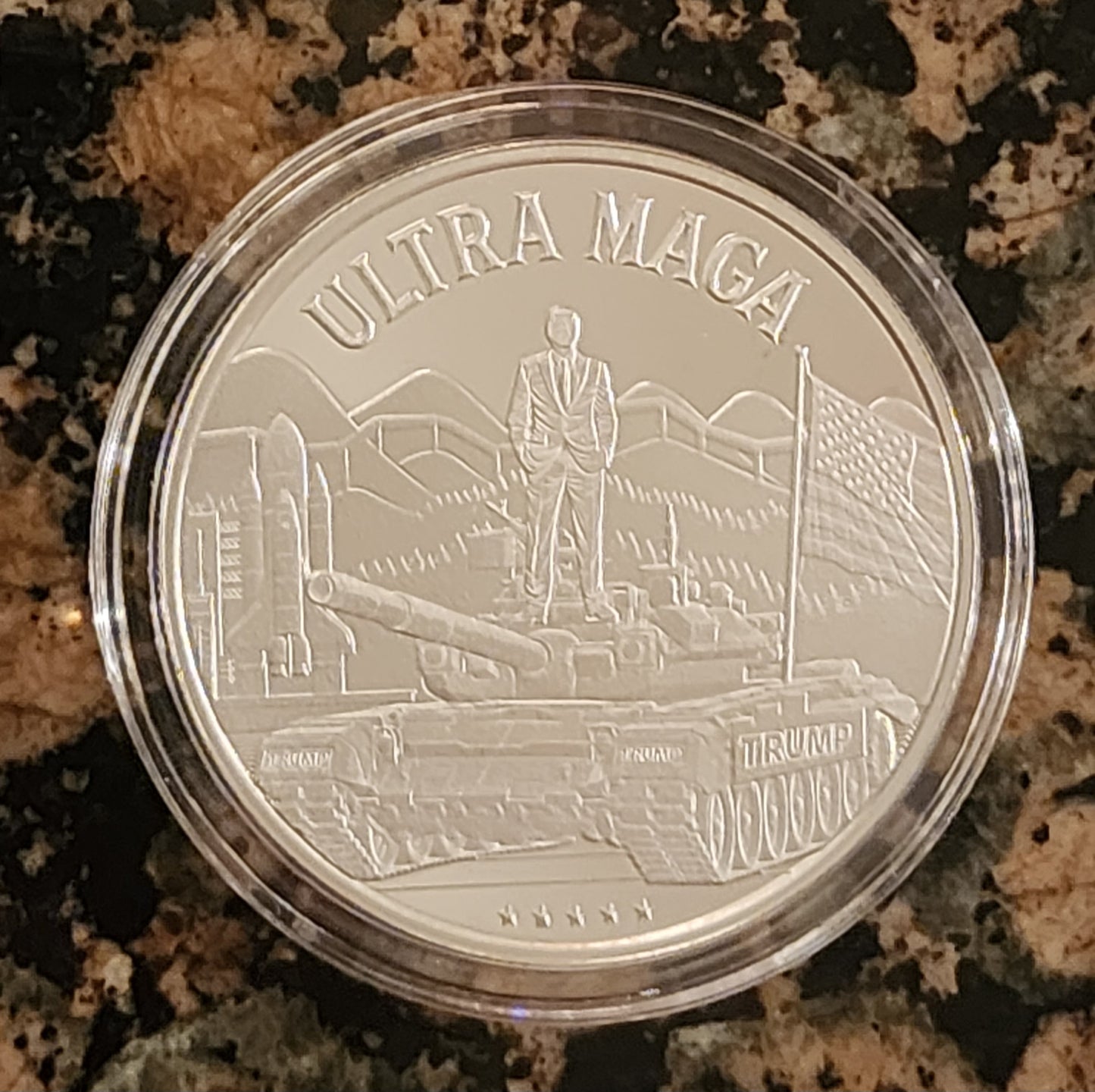 2023 Trump Ultra MAGA Limited Edition 1 Troy Oz Silver Round .999 Fine