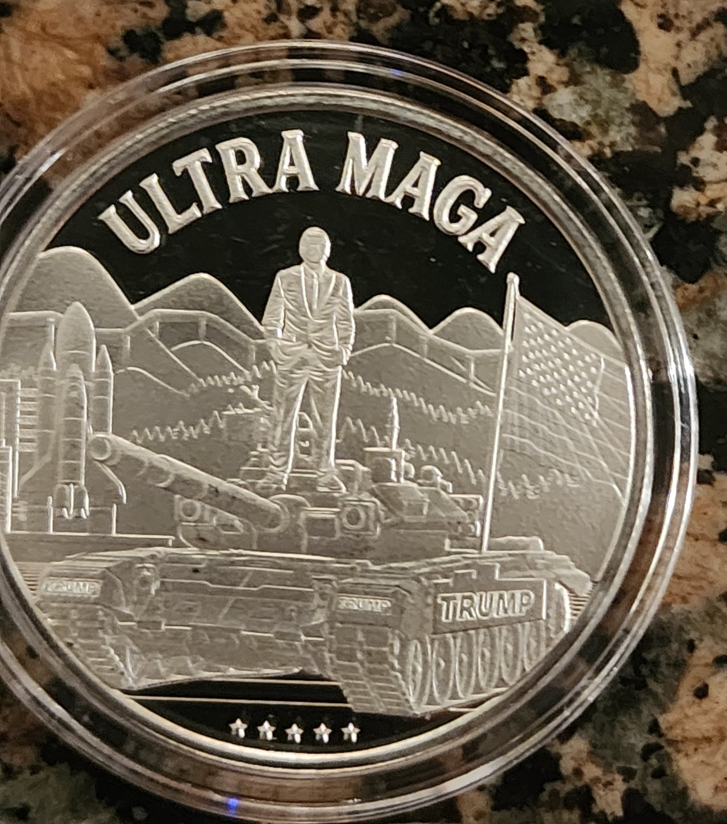 2023 Trump Ultra MAGA Limited Edition 1 Troy Oz Silver Round .999 Fine