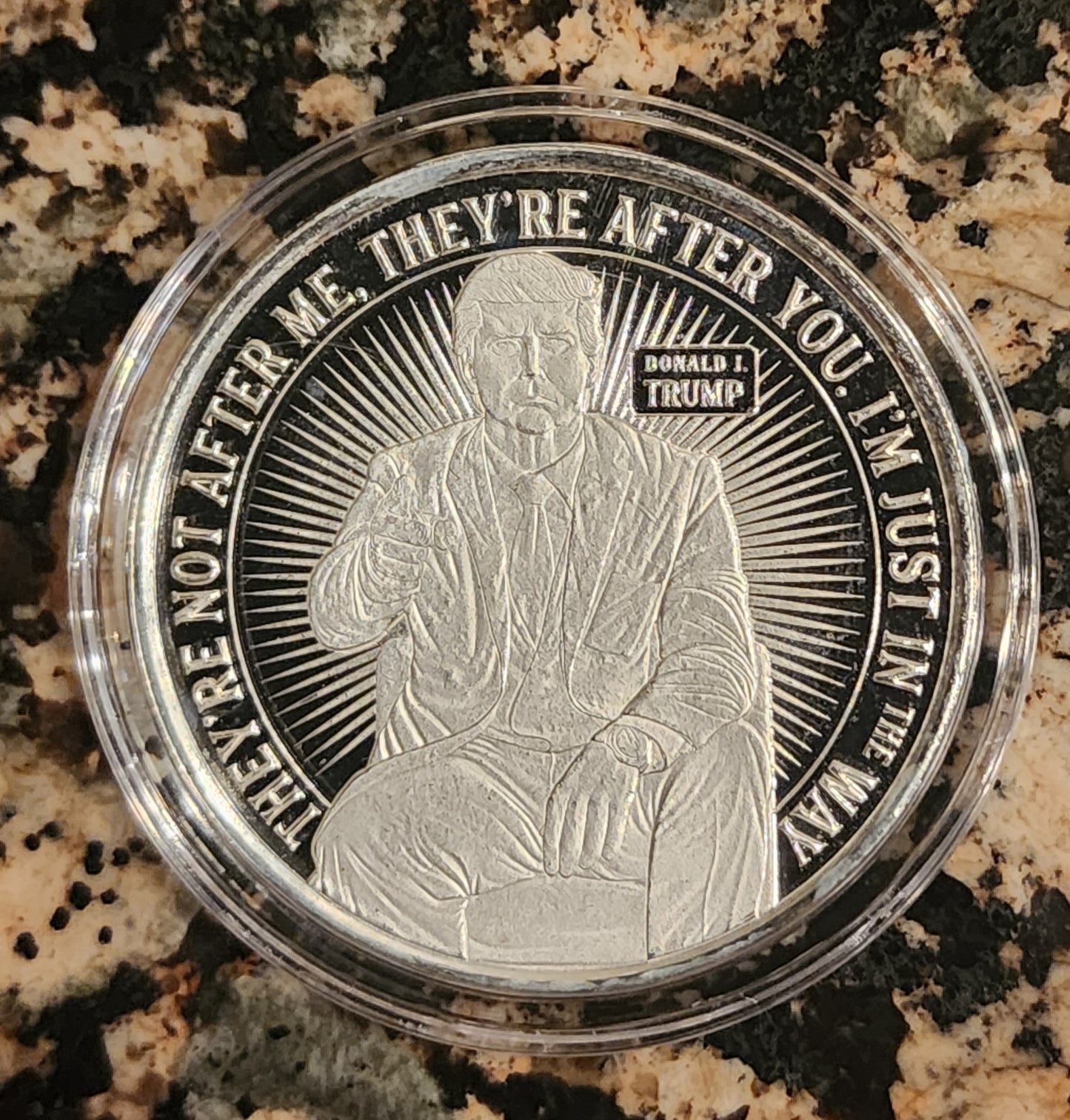 2023 Trump They're Not After Me They're After You Limited Edition 1 Troy Oz .999 Silver Round