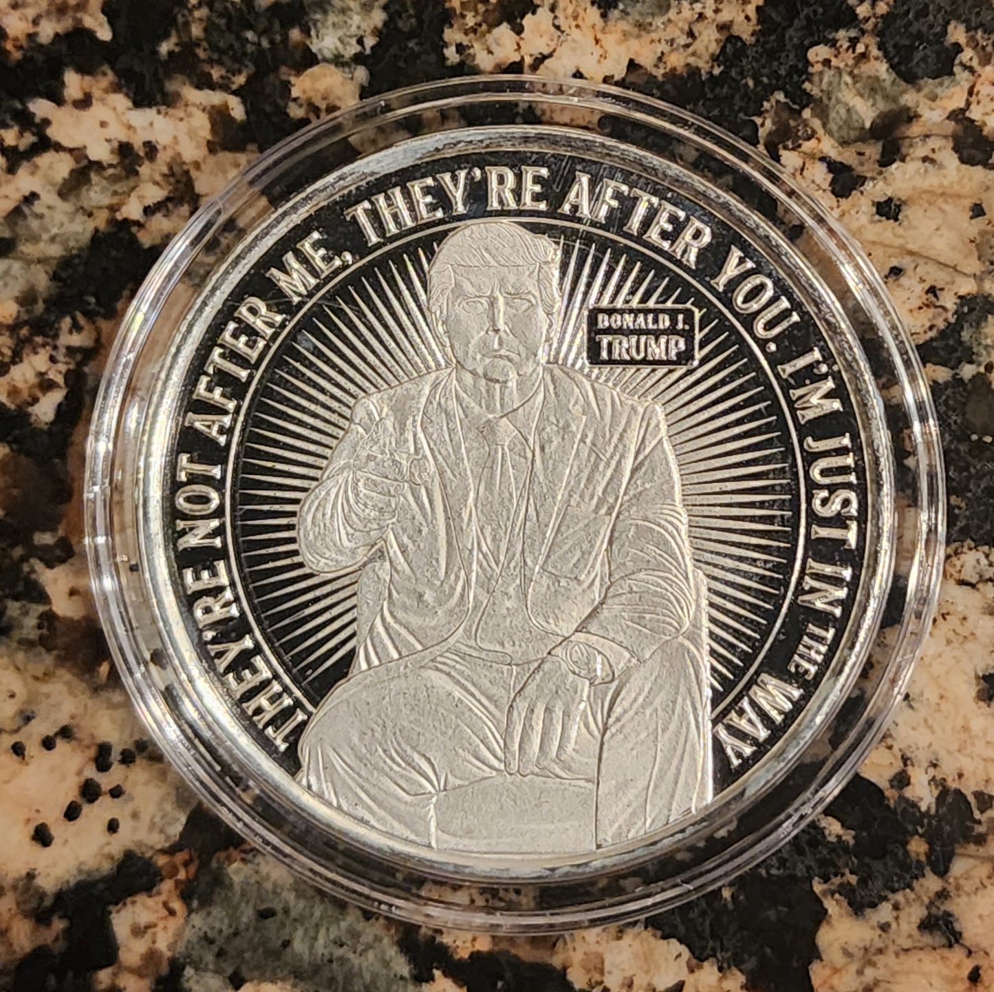 2023 Trump They're Not After Me They're After You Limited Edition 1 Troy Oz .999 Silver Round