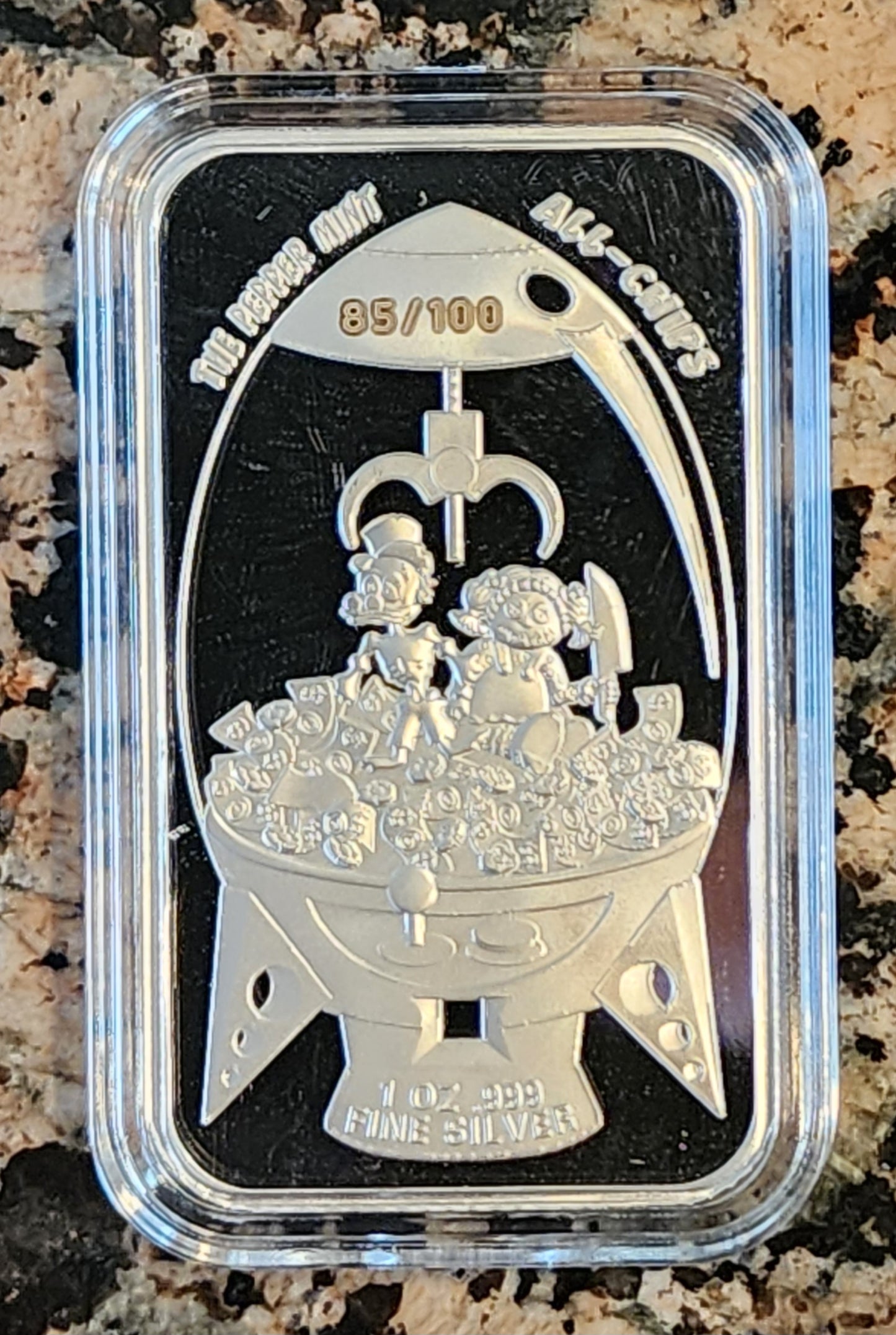 2023 Season of the Witch Sexy 1 Oz .999 Silver Art Bar Rare w/ COA