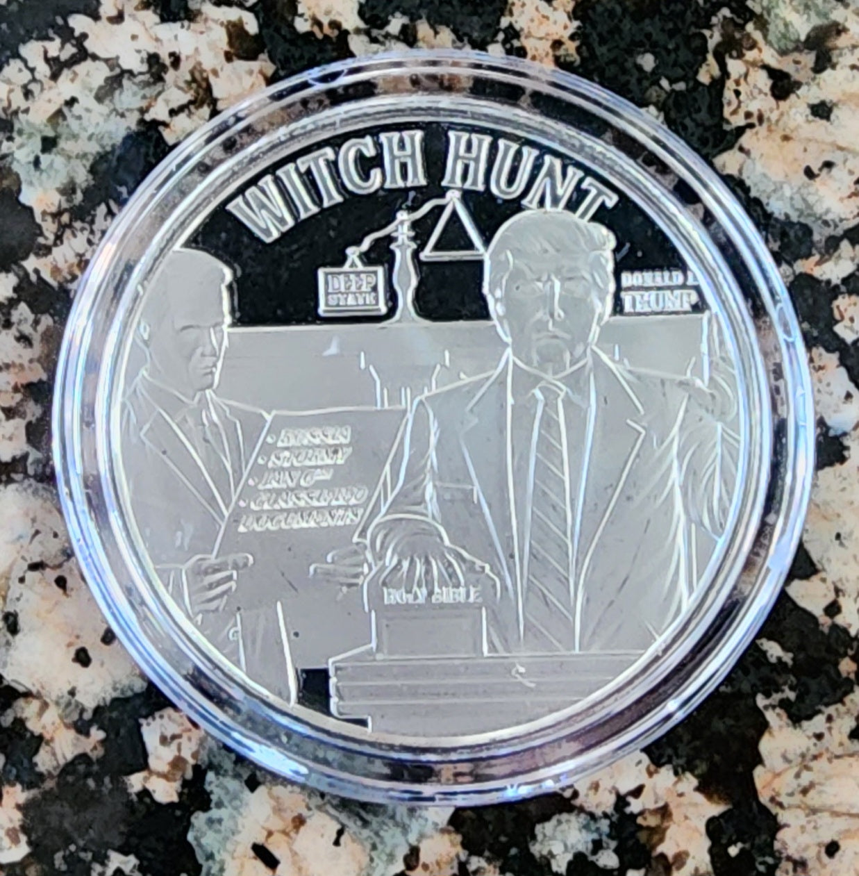 2023 Trump Witch Hunt 1 Oz Silver Round .999 Fine Limited Edition