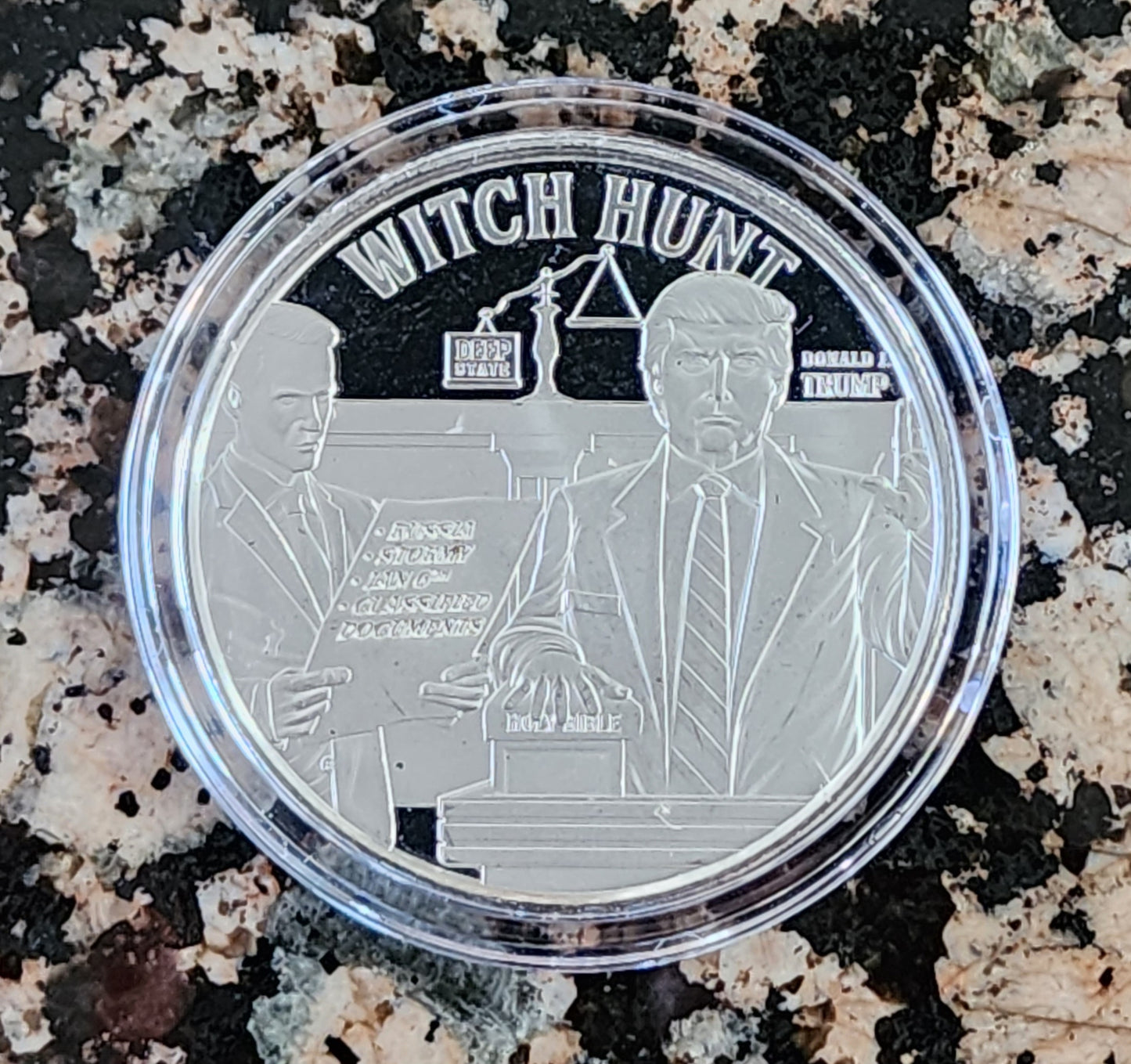 2023 Trump Witch Hunt 1 Oz Silver Round .999 Fine Limited Edition