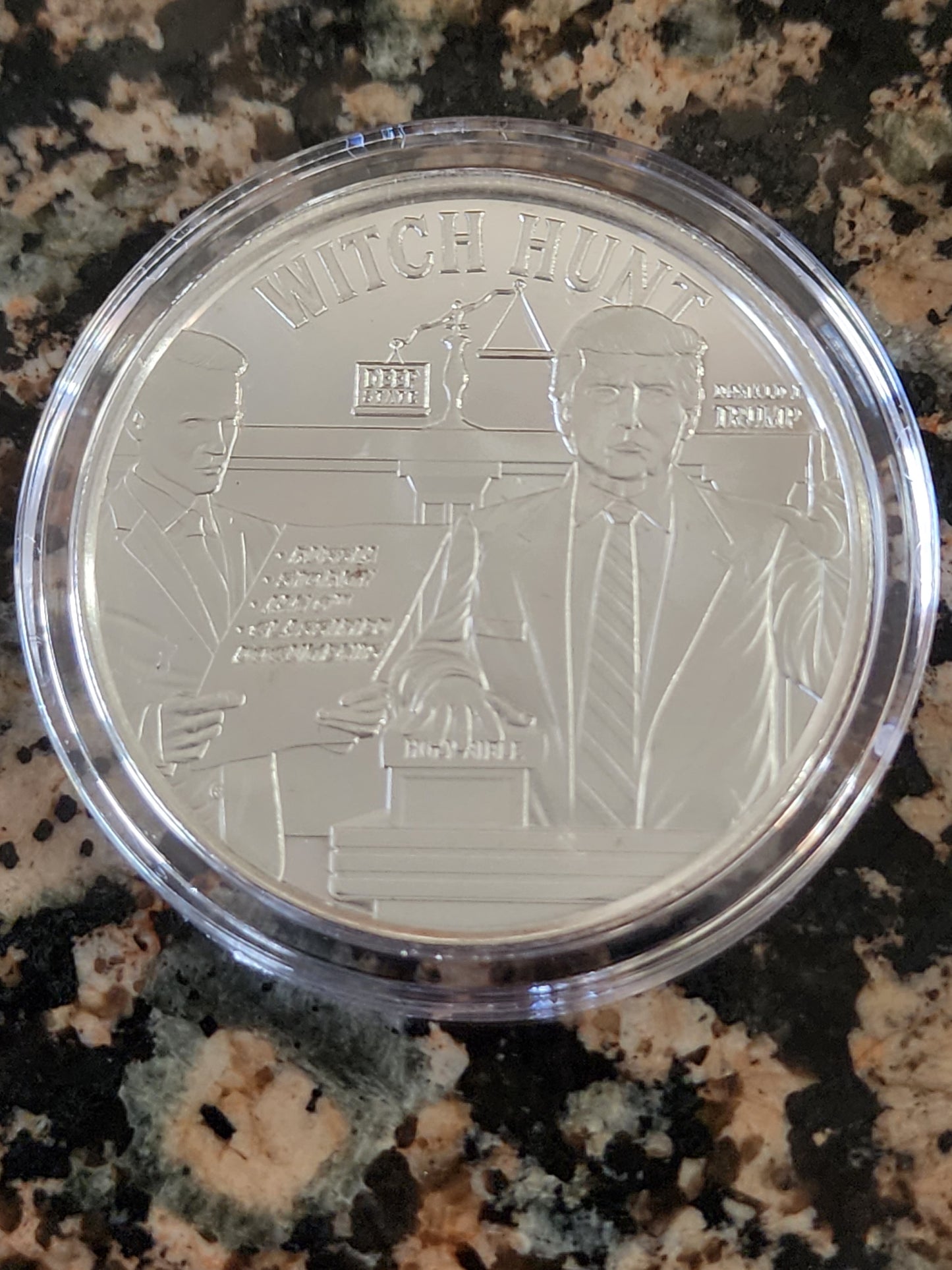 2023 Trump Witch Hunt 1 Oz Silver Round .999 Fine Limited Edition