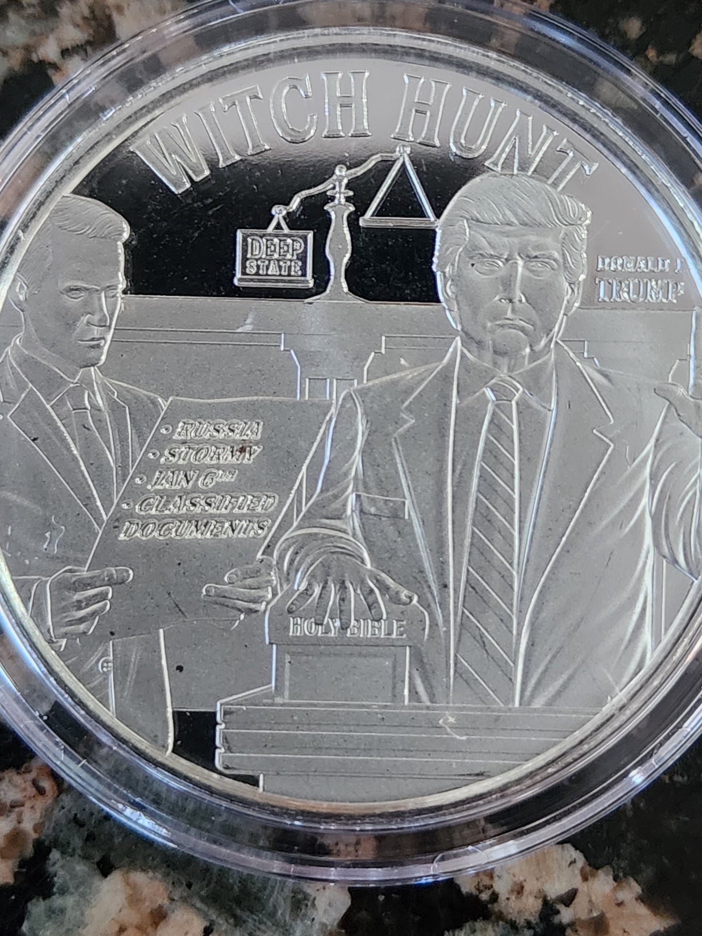 2023 Trump Witch Hunt 1 Oz Silver Round .999 Fine Limited Edition