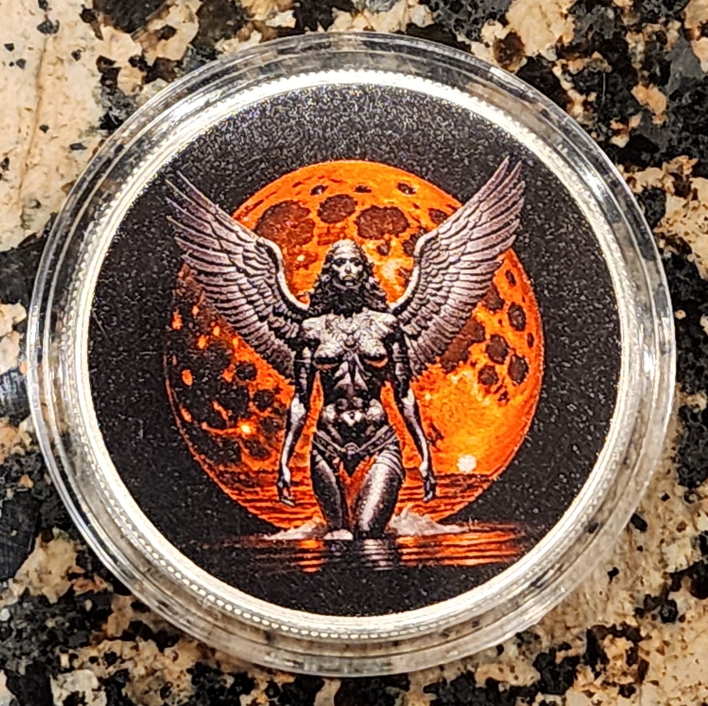 Goddess of the Blood Moon Sexy Silver .999 1 Oz Round 100 Minted