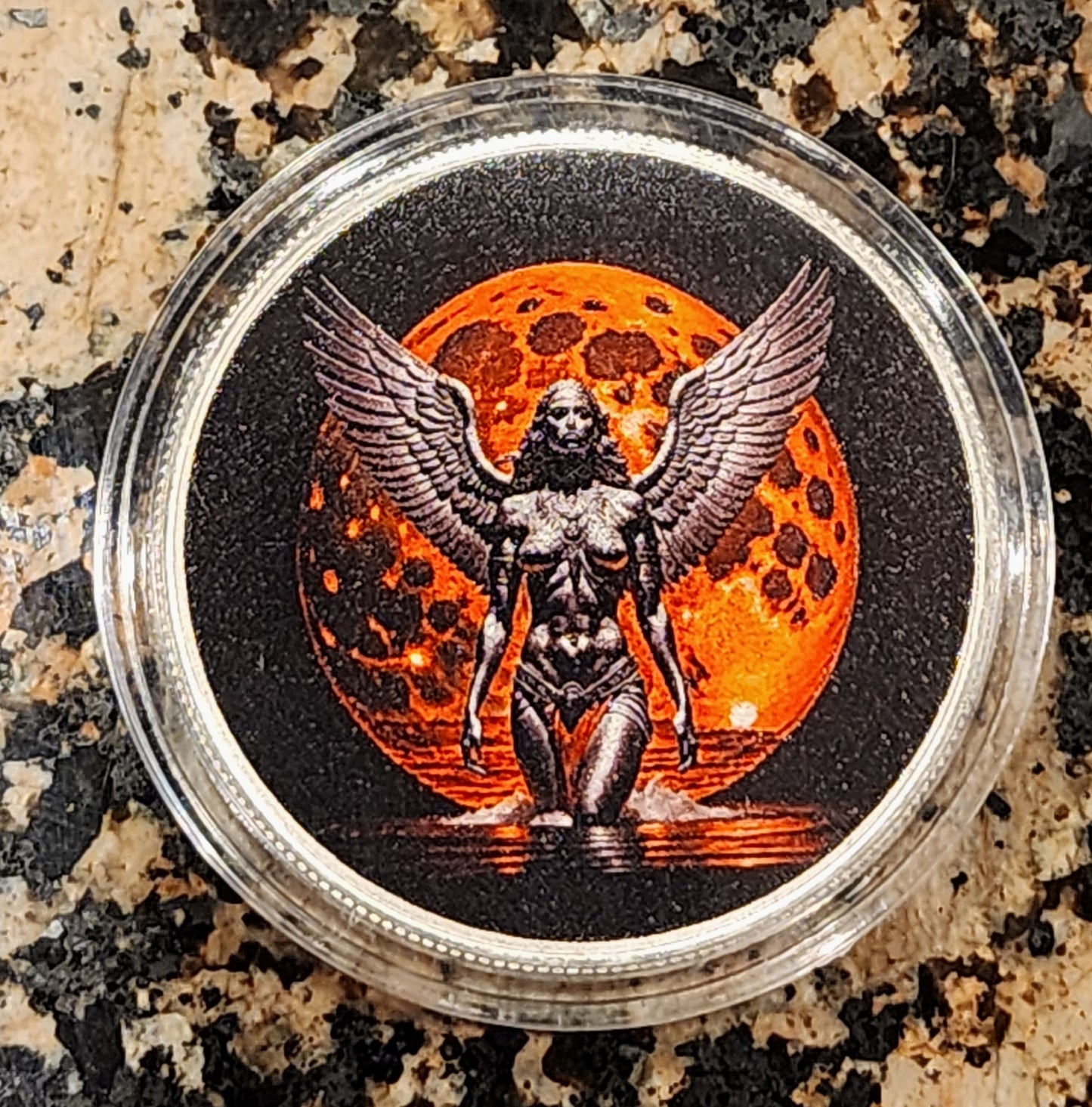 Goddess of the Blood Moon Sexy Silver .999 1 Oz Round 100 Minted