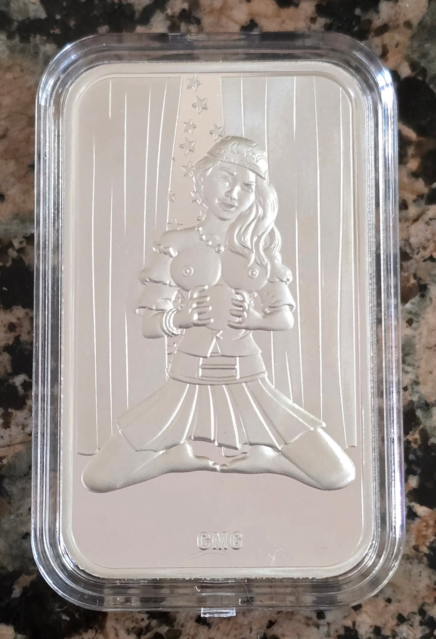 2024 Sexy Fortune Teller 1 Oz .999 CMG Mint Silver Art Bar Rare 150 Mintage w/ COA