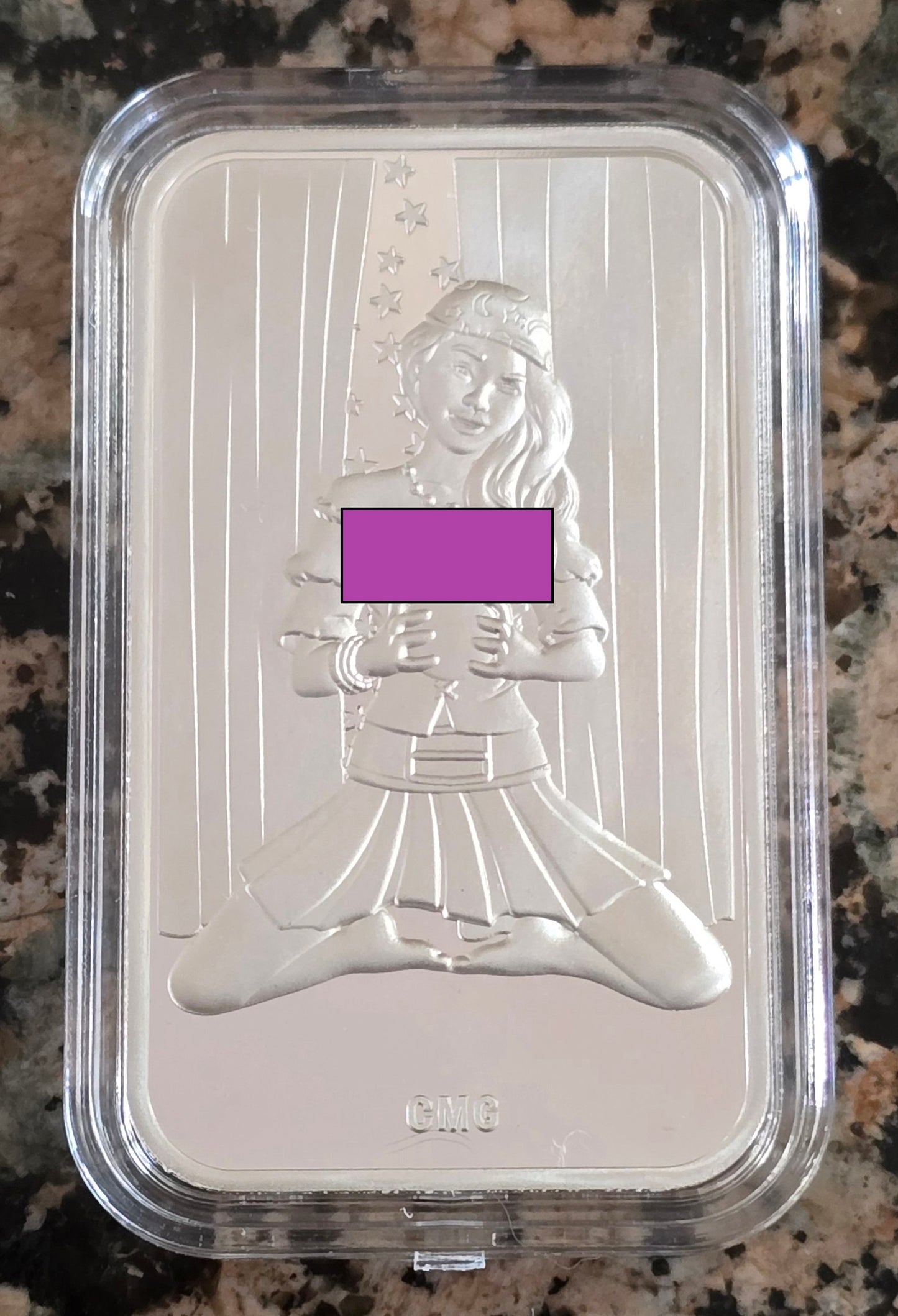 2024 Sexy Fortune Teller 1 Oz .999 CMG Mint Silver Art Bar Rare 150 Mintage w/ COA