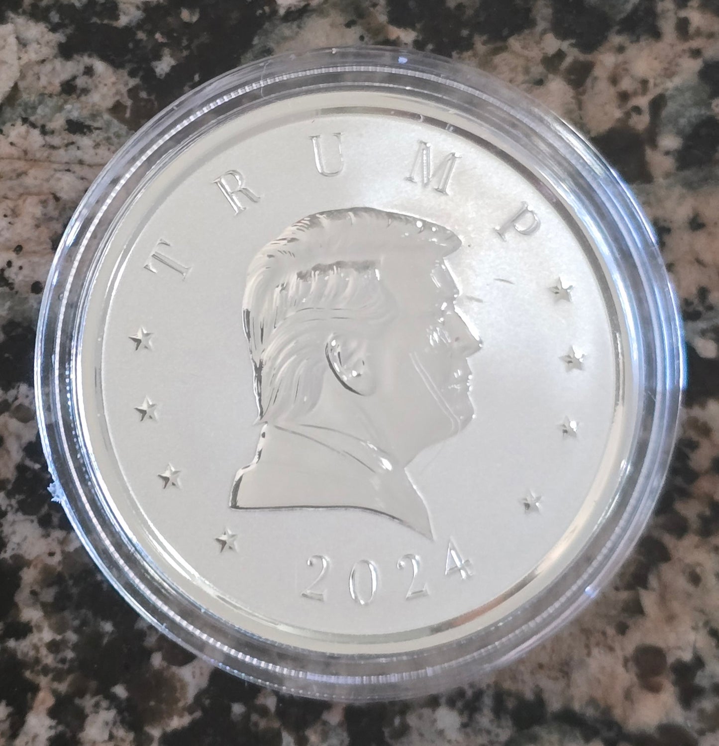 2024 Trump .9999 1oz Silver Presidential Medal In Reverse Proof Finish