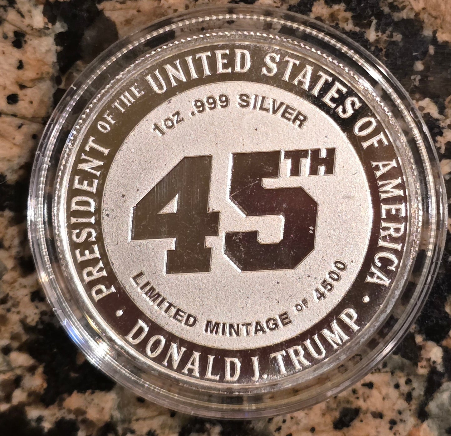 Donald Trump The Beast 1 Oz Silver Round .999 Fine Limited Edition