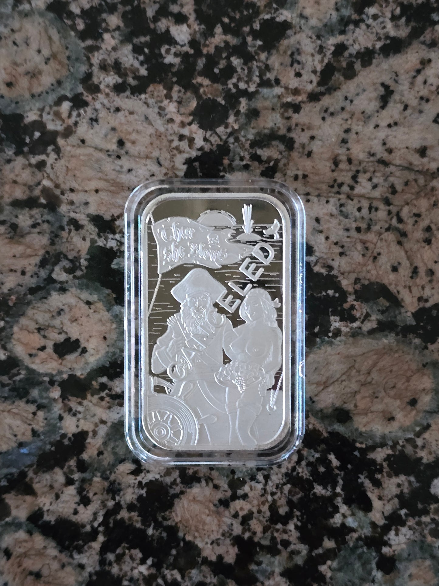 2024 Sexy Thar She Blows (Canceled) 1 Oz .999 CMG Mint Silver Art Bar Rare 50 Mintage w/ COA