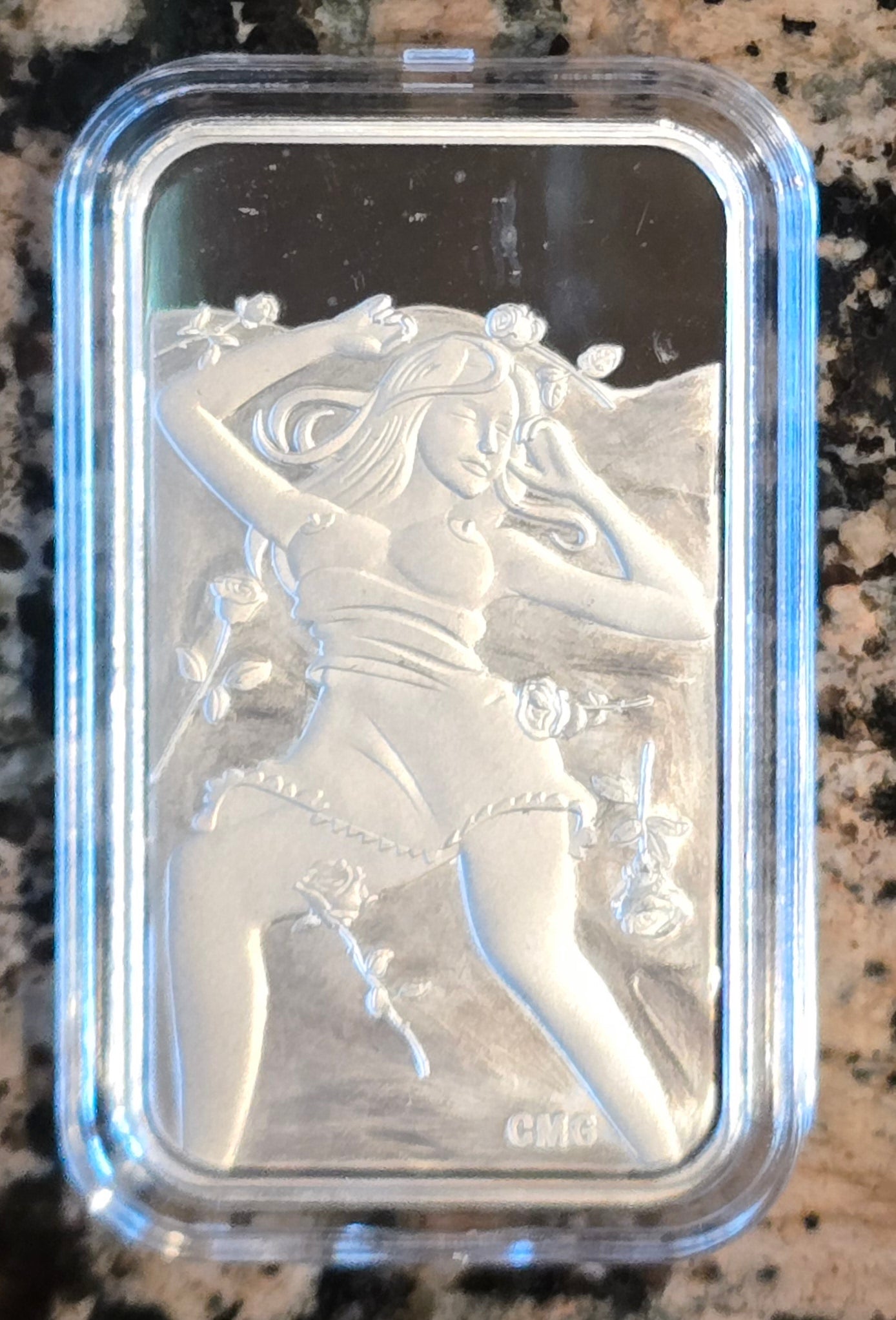 2024 Sexy Sleeping Booty 1 Oz .999 CMG Mint Silver Art Bar Rare 150 Mintage w/ COA