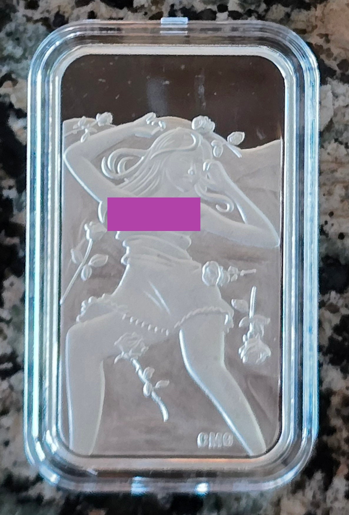 2024 Sexy Sleeping Booty 1 Oz .999 CMG Mint Silver Art Bar Rare 150 Mintage w/ COA