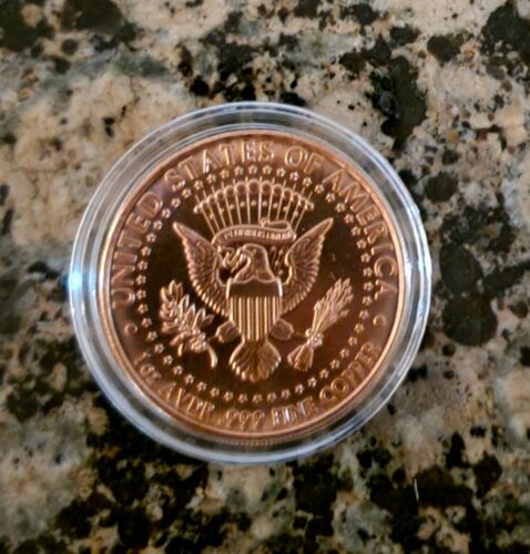 Donald Trump Space Force .999 Copper Round BU 1 AVDP Ounce Round