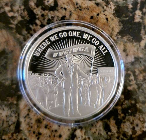 DONALD TRUMP WHERE WE GO 1 OZ .999 FINE SILVER ROUND