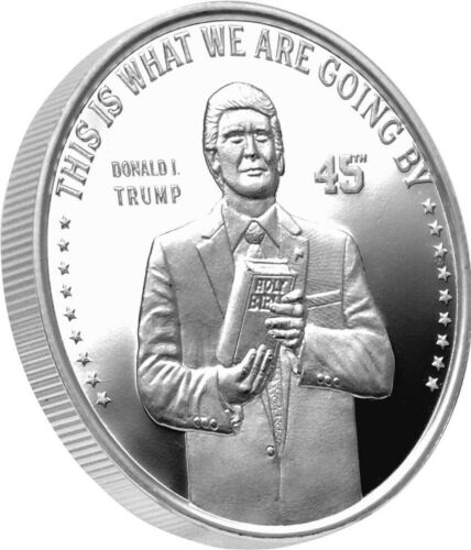 2021 TRUMP BIBLE 1 OZ .999 FINE SILVER ROUND