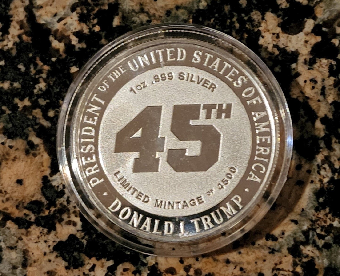 Trump Miss Me Yet 2022 Limited Edition 1 Troy Oz Silver Round .999 Fine