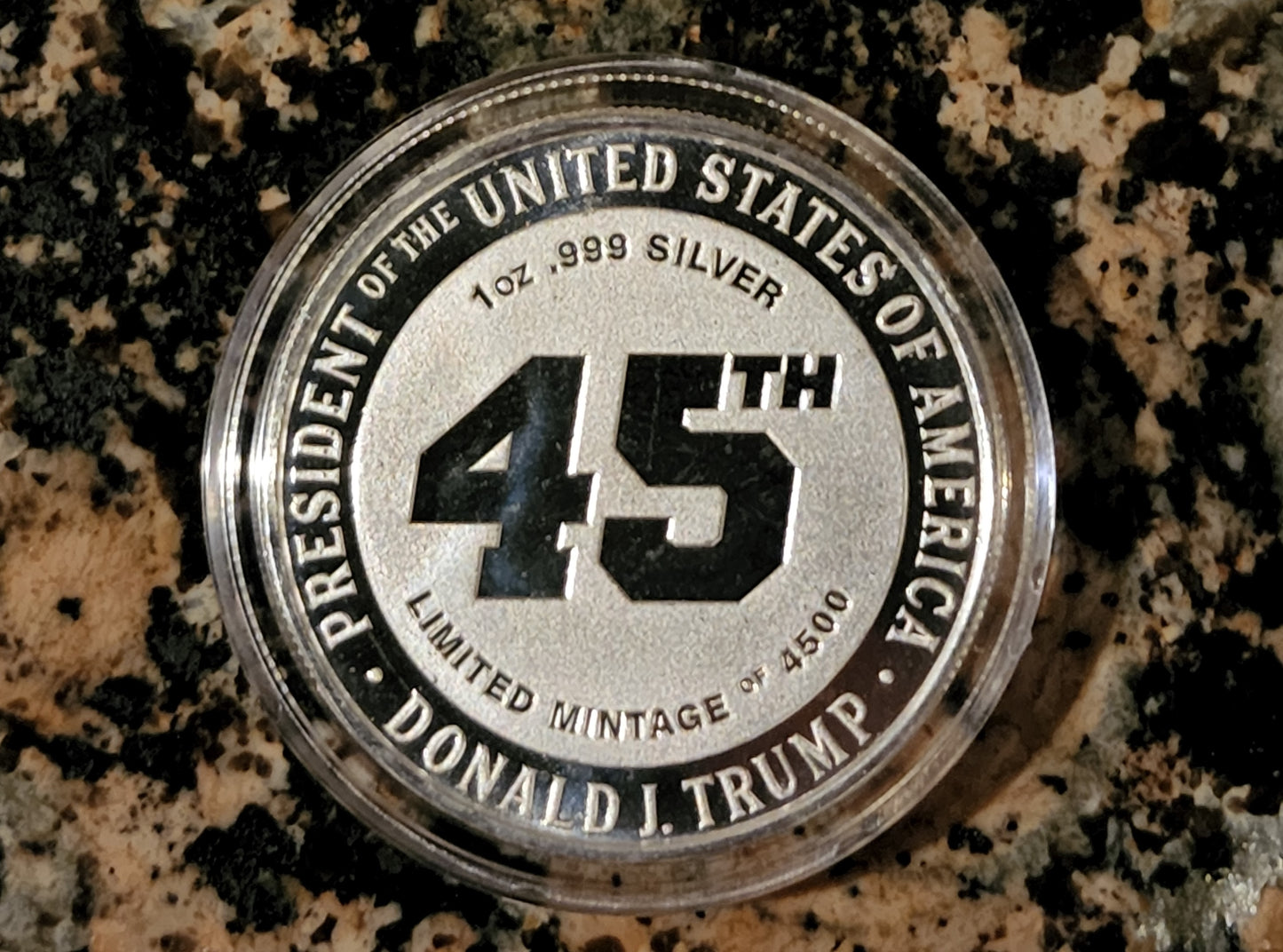 Trump Miss Me Yet 2022 Limited Edition 1 Troy Oz Silver Round .999 Fine