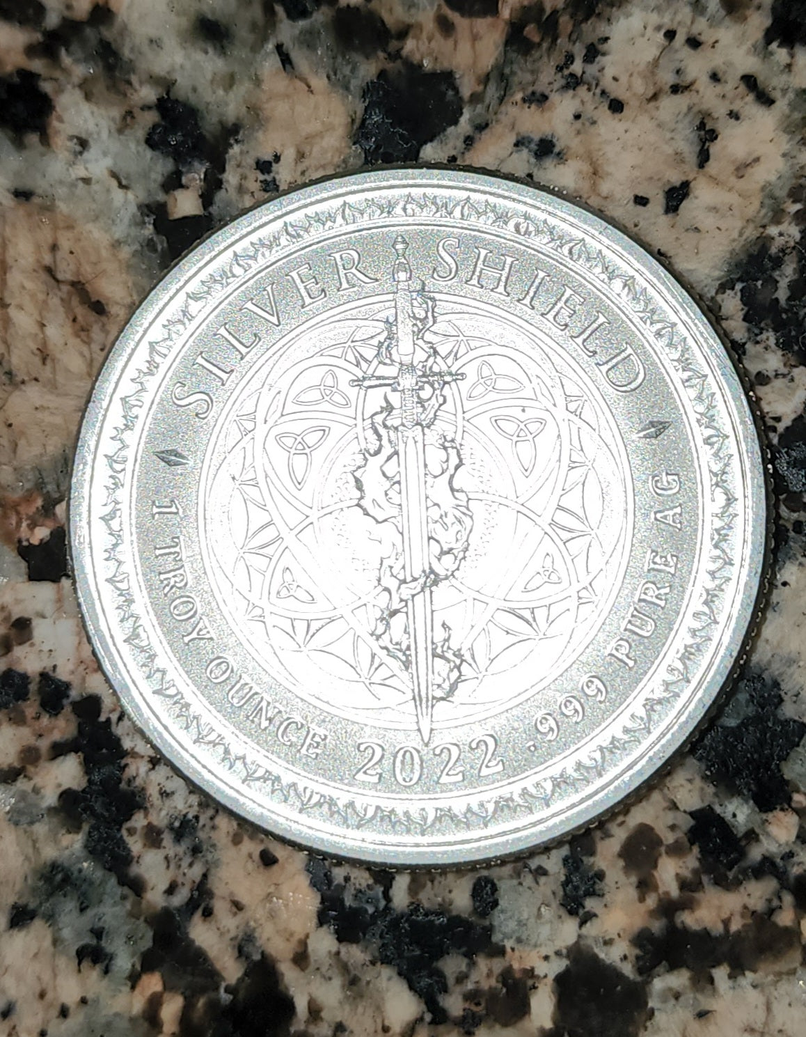 Trivium Girls - Silver Shield - BU .999 Fine Silver Round w/ Protective Cap