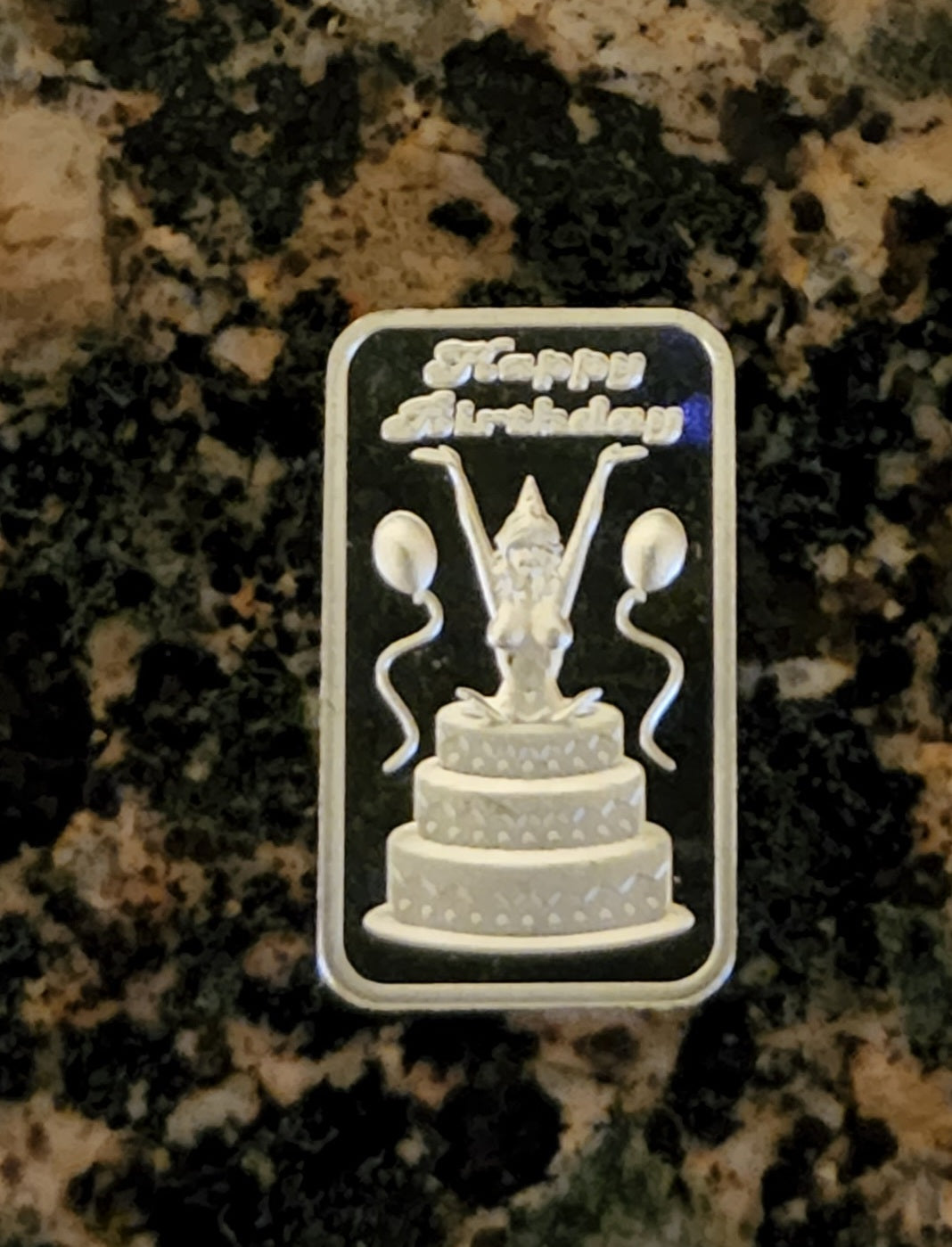 Sexy Birthday Beauty 2022 1/10 ozt 999 Silver Art Mini Bar Limited Edition