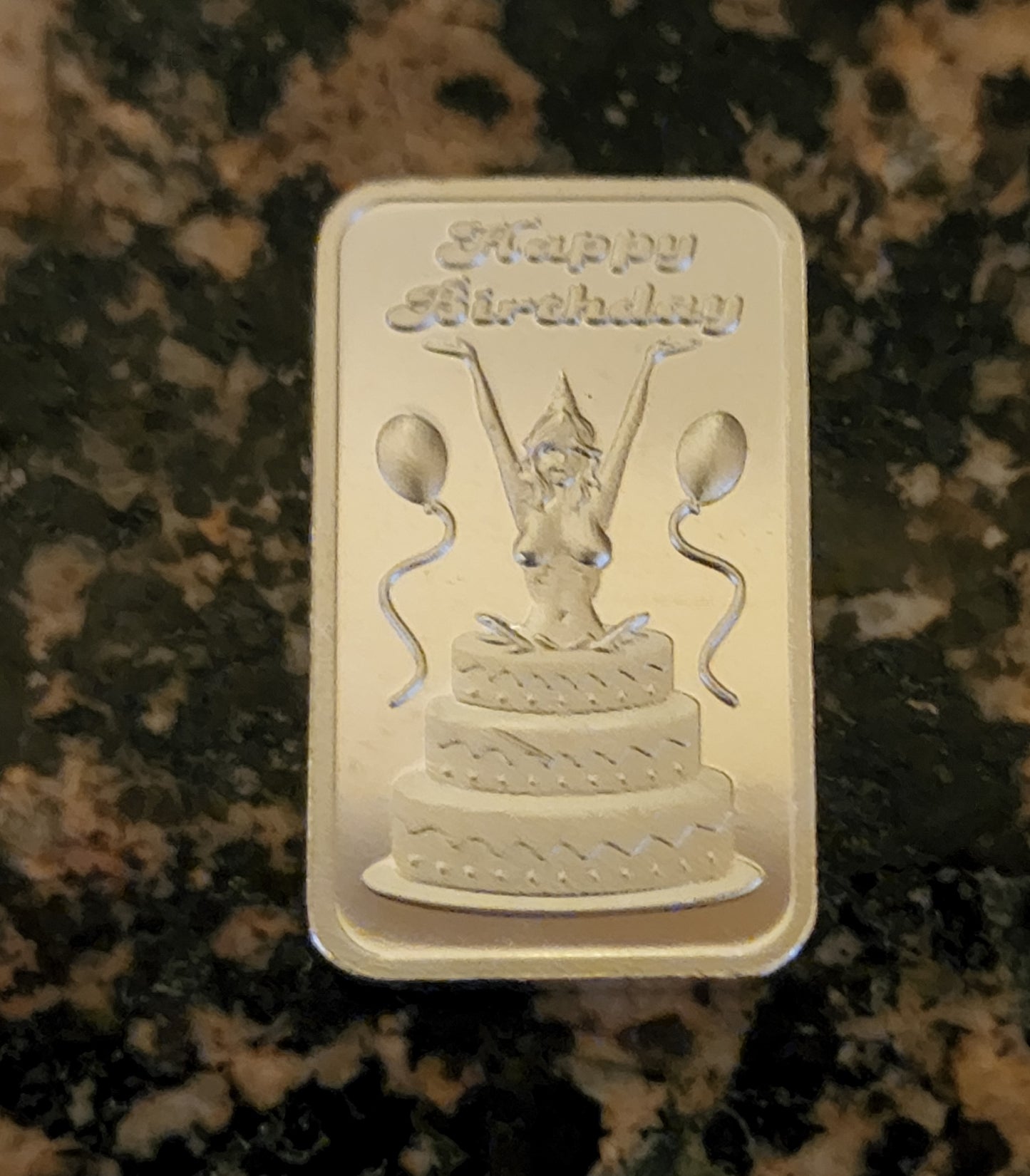 Sexy Birthday Beauty 2022 1/10 ozt 999 Silver Art Mini Bar Limited Edition