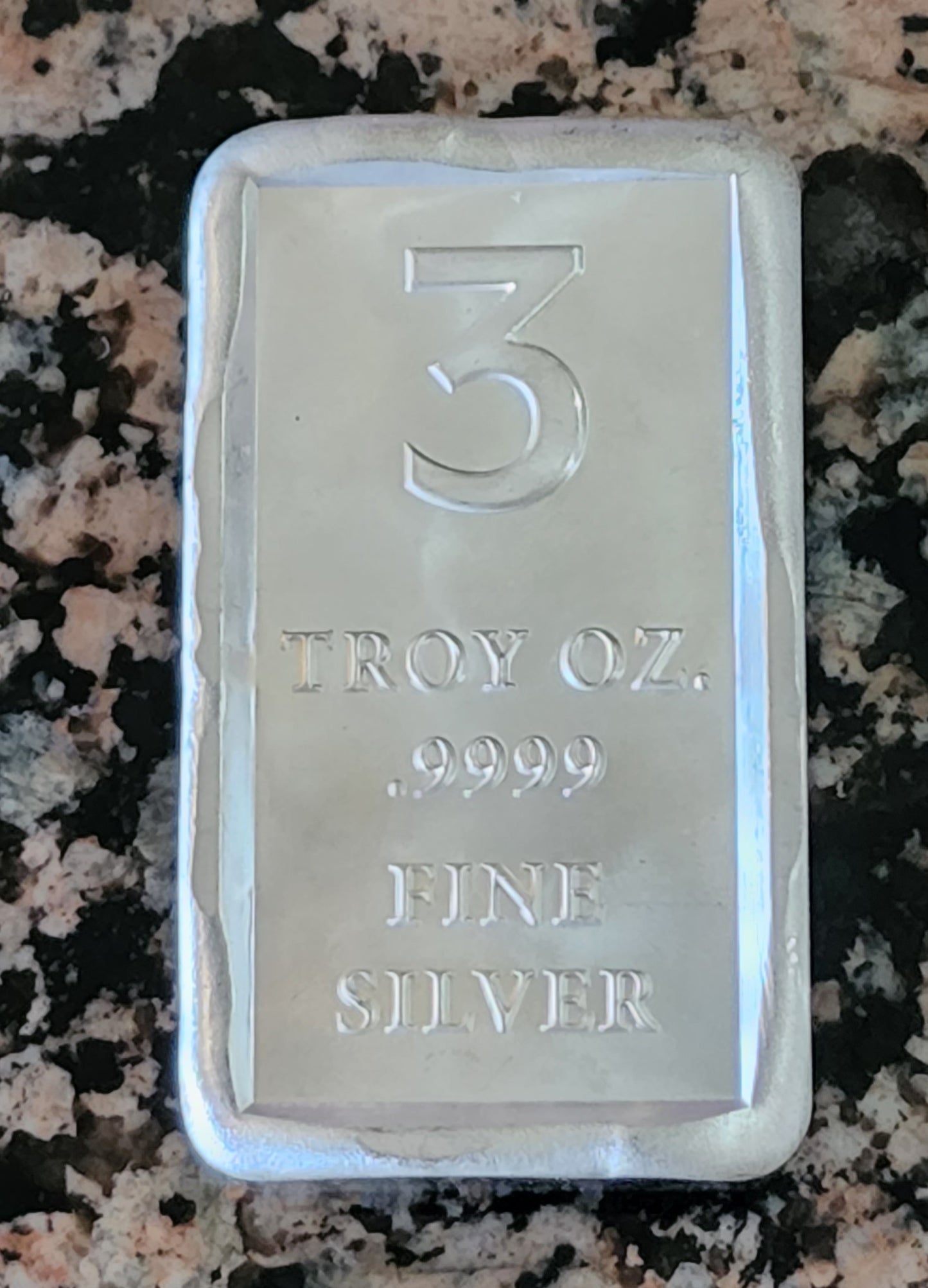 3 oz Argentia A Message to Covid-19 Silver Bar .9999 Fine Matte Finish - Limited Edition