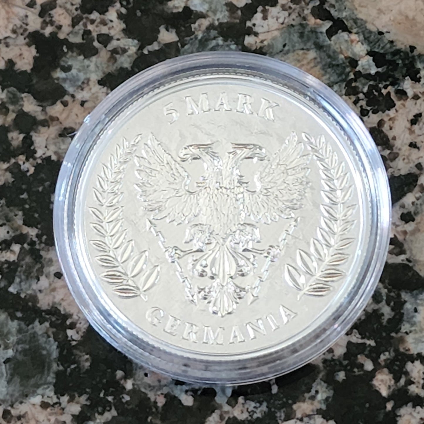 2022 Lady Germania 1 oz .999 Silver BU Coin in capsule w/ COA - 25,000 Minted