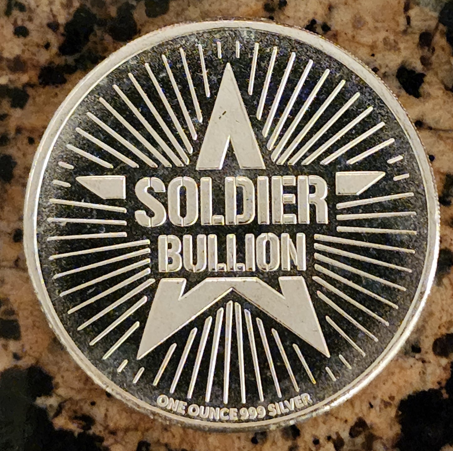 2022 Soldier Bullion Greaseman Gary 1 oz Silver Round 999 Fine BU with Protective Cap