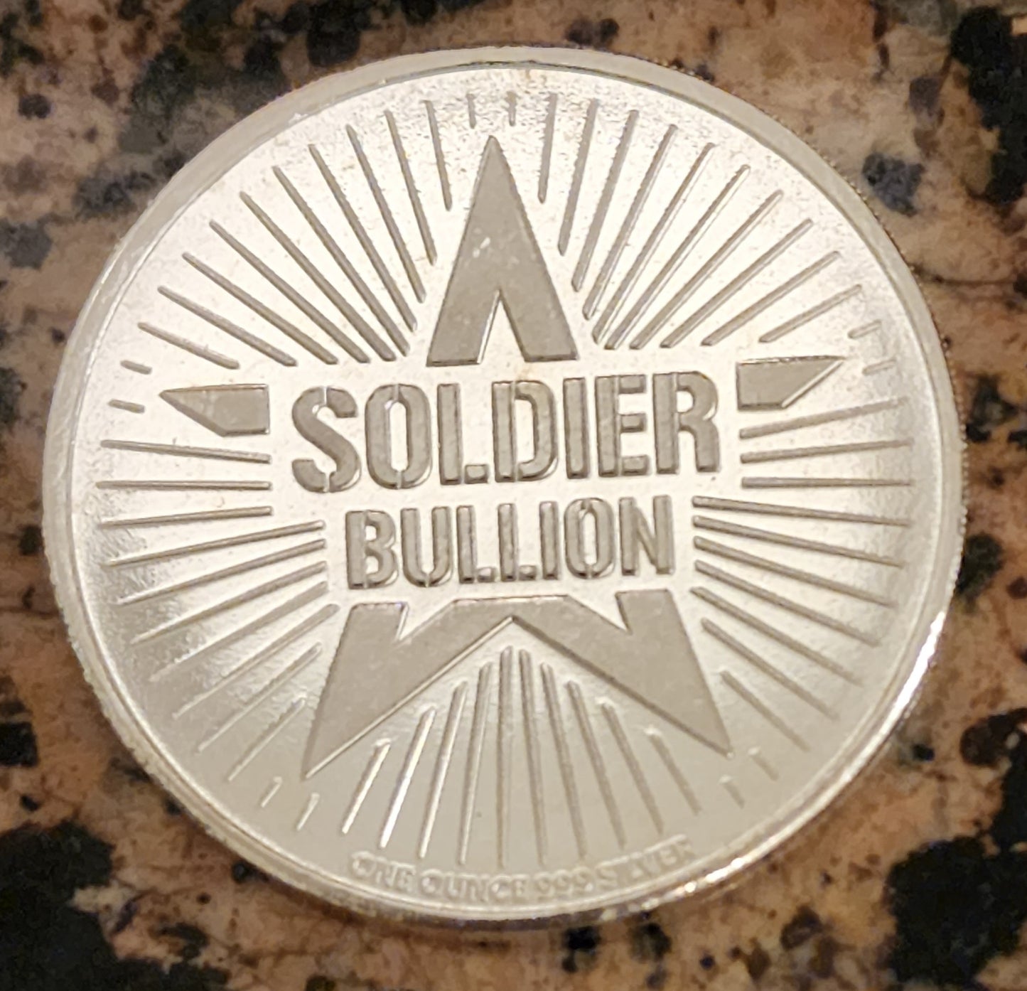 2022 Soldier Bullion Greaseman Gary 1 oz Silver Round 999 Fine BU with Protective Cap