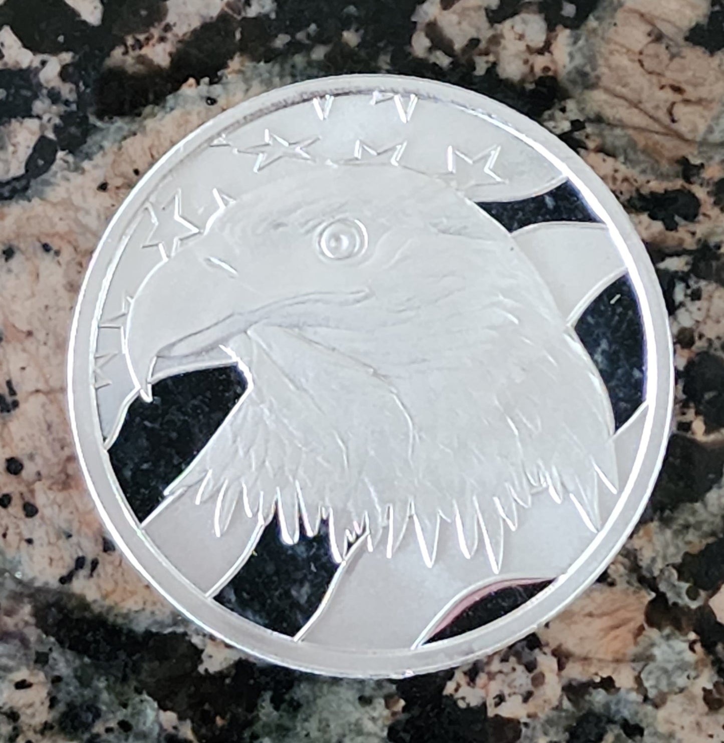 Pledge of Allegiance Eagle .999 1oz Fine Silver BU w/Capsule