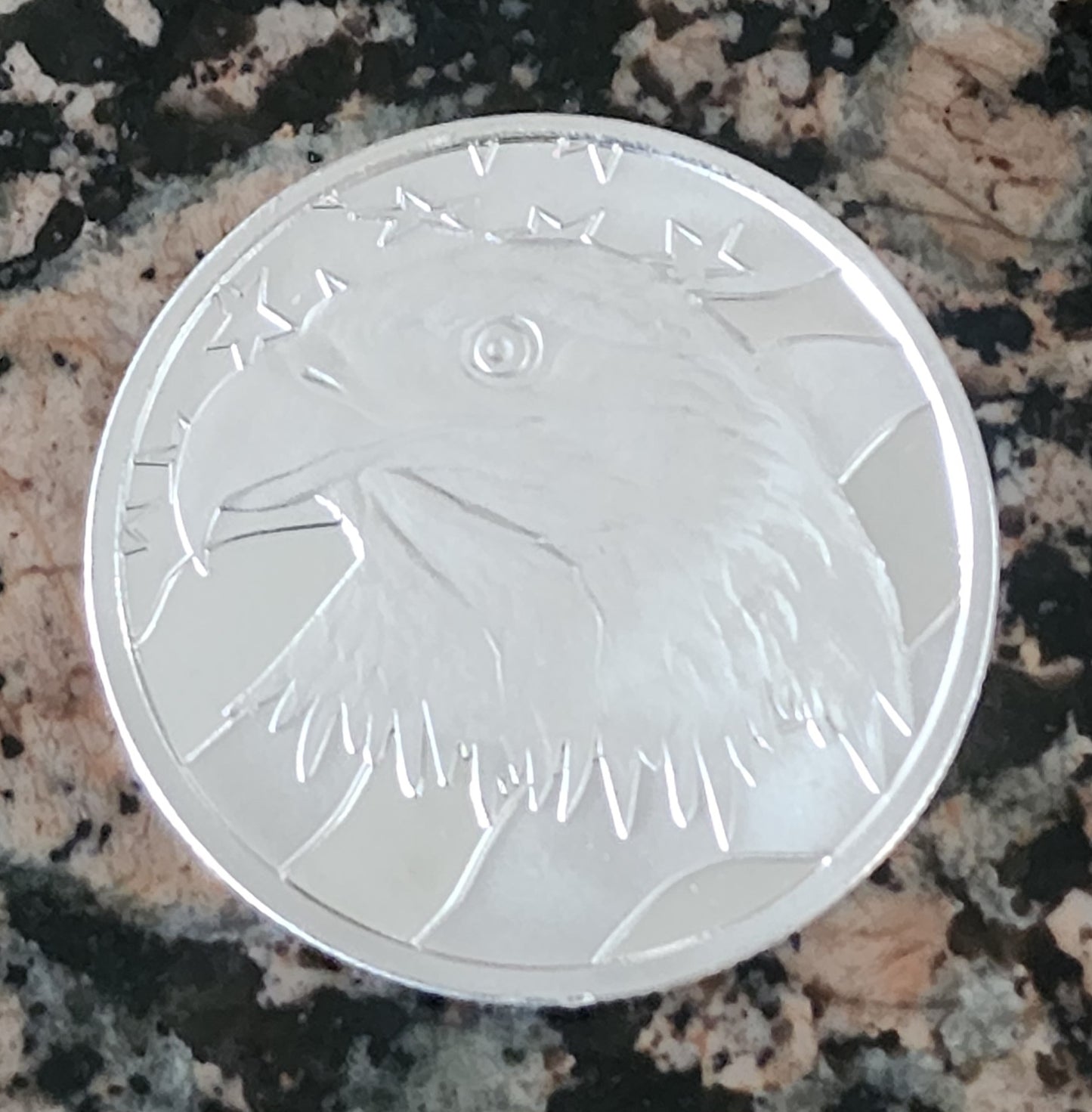 Pledge of Allegiance Eagle .999 1oz Fine Silver BU w/Capsule