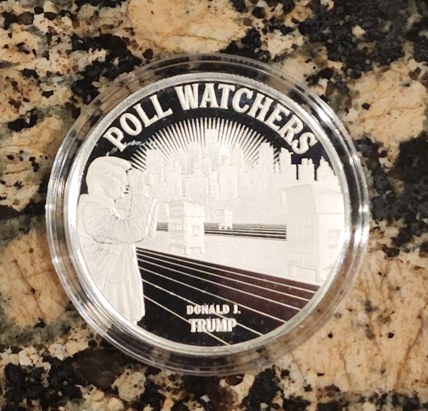 Trump "Better Watch Those Polls" Limited Edition 1 Troy Oz Silver Round .999 Fine