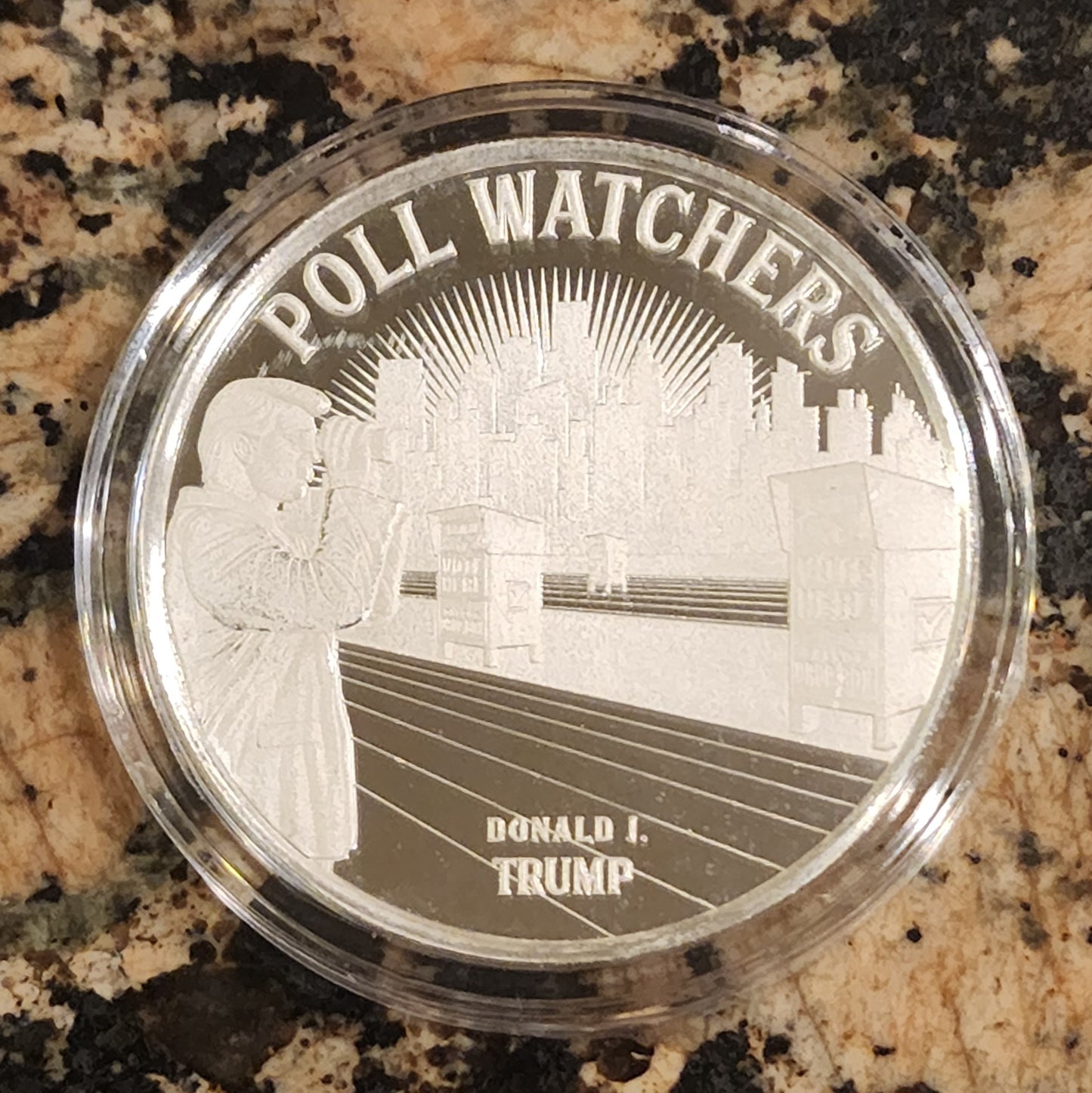 Trump "Better Watch Those Polls" Limited Edition 1 Troy Oz Silver Round .999 Fine